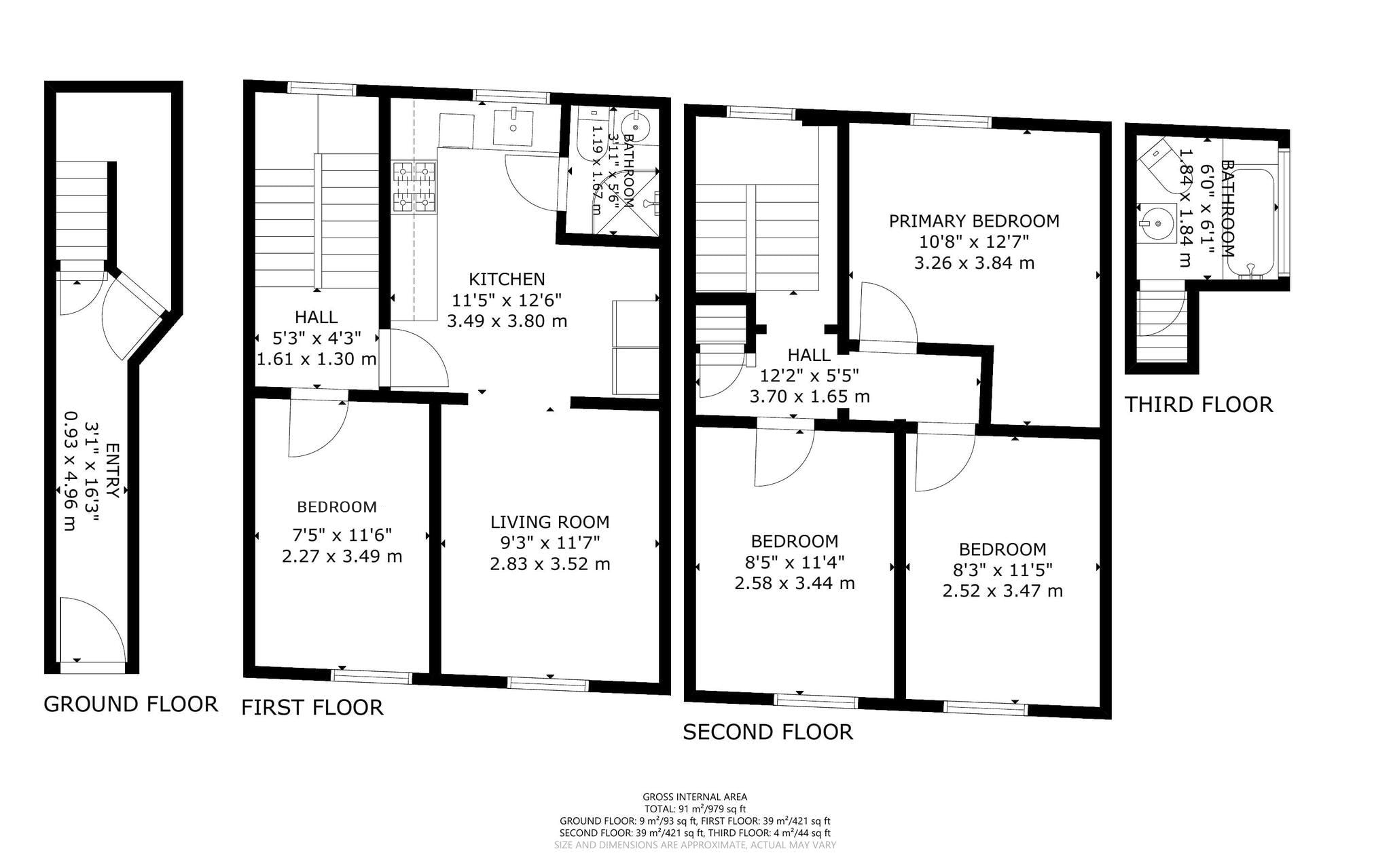 49A, King Henry Walk, North London floorplan
