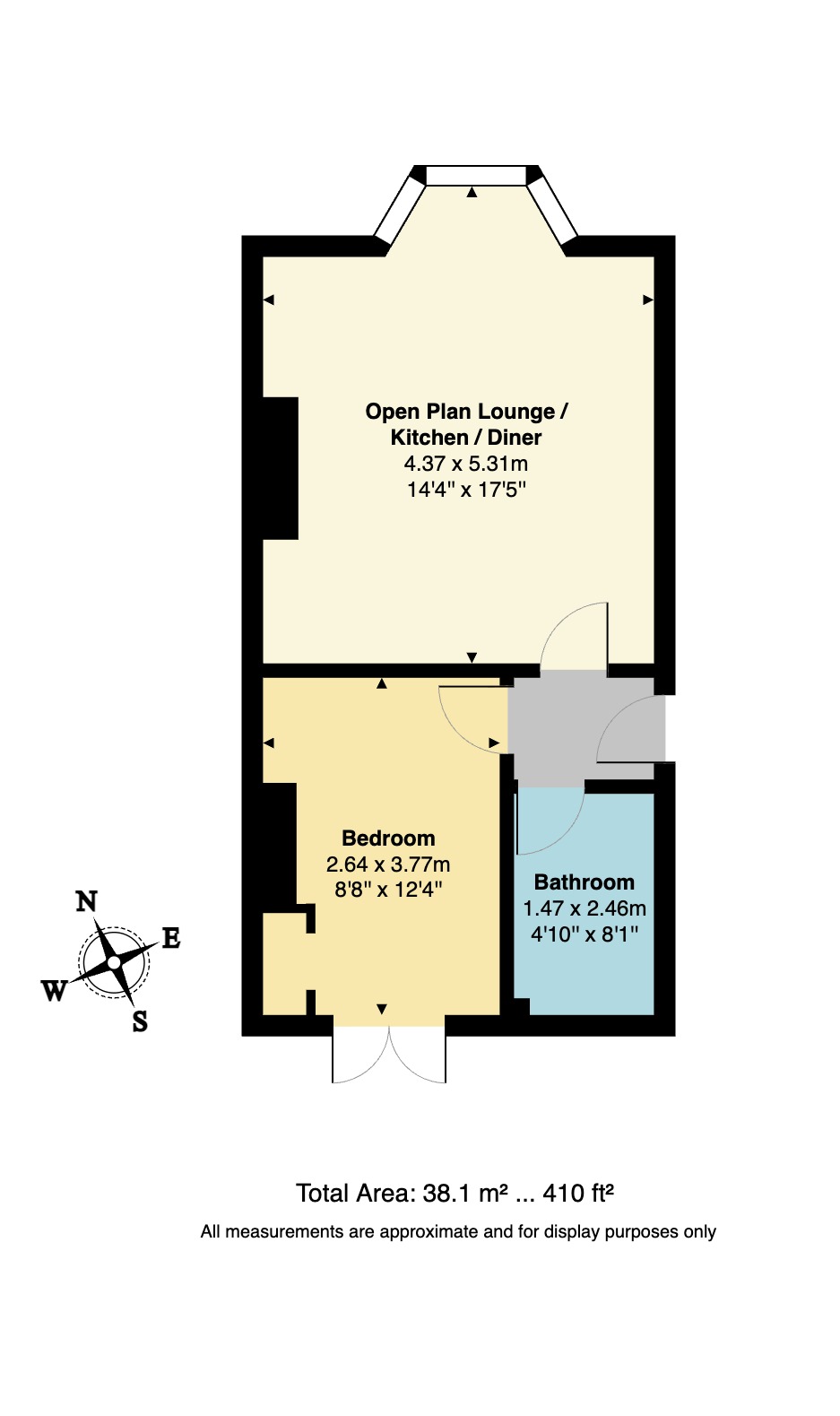 Flat 1, 16 Tankerton Road, Whitstable floorplan