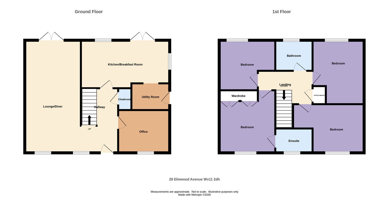 28, Elmwood Avenue, Wolverhampton floorplan