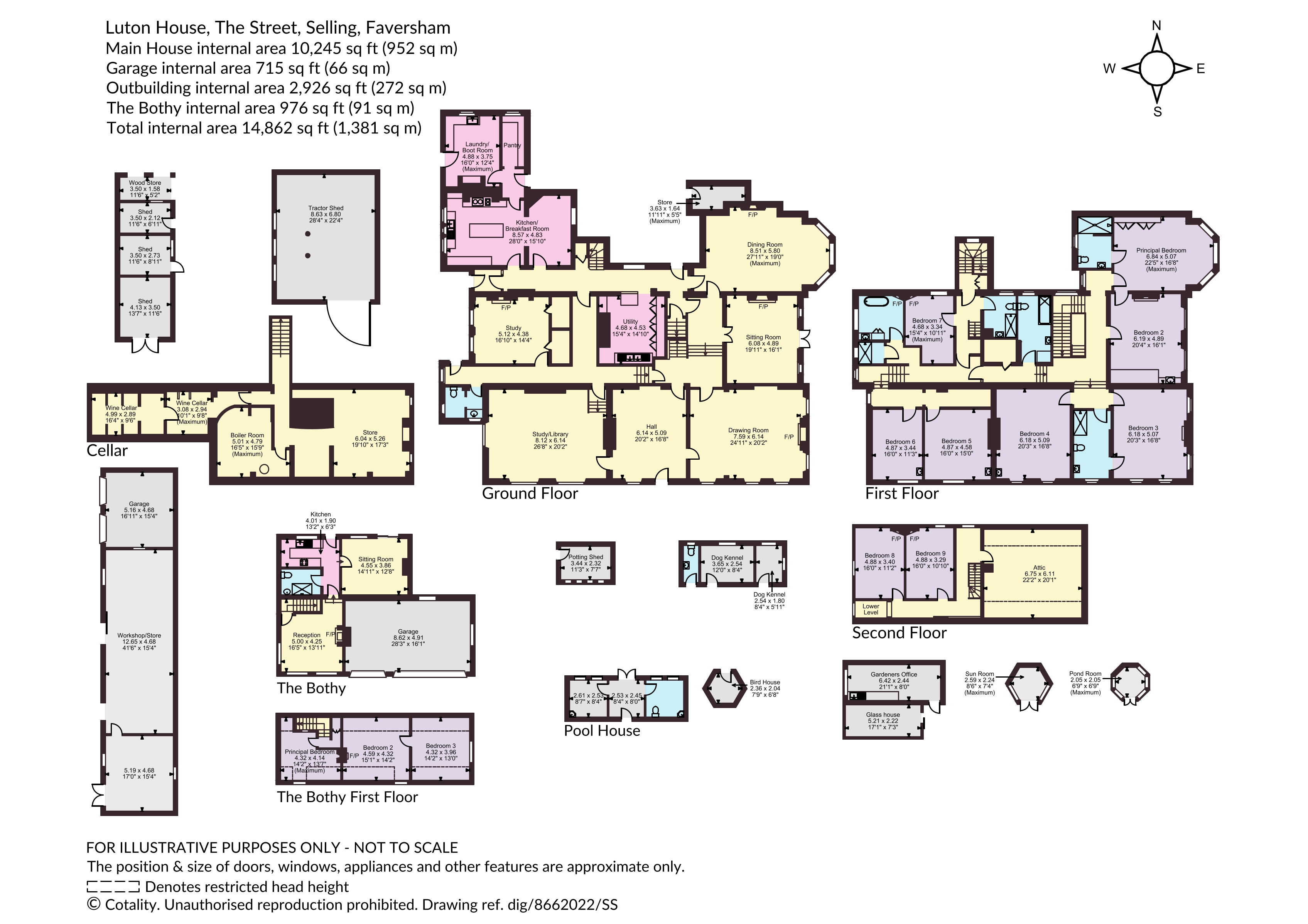 Luton House,, The Street, Faversham floorplan
