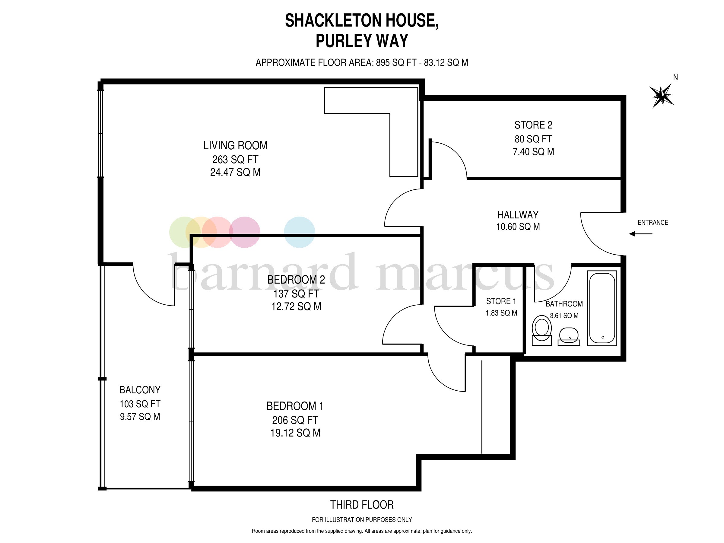 Unit 147, Shackleton House, 209, Purley Way, CROYDON floorplan