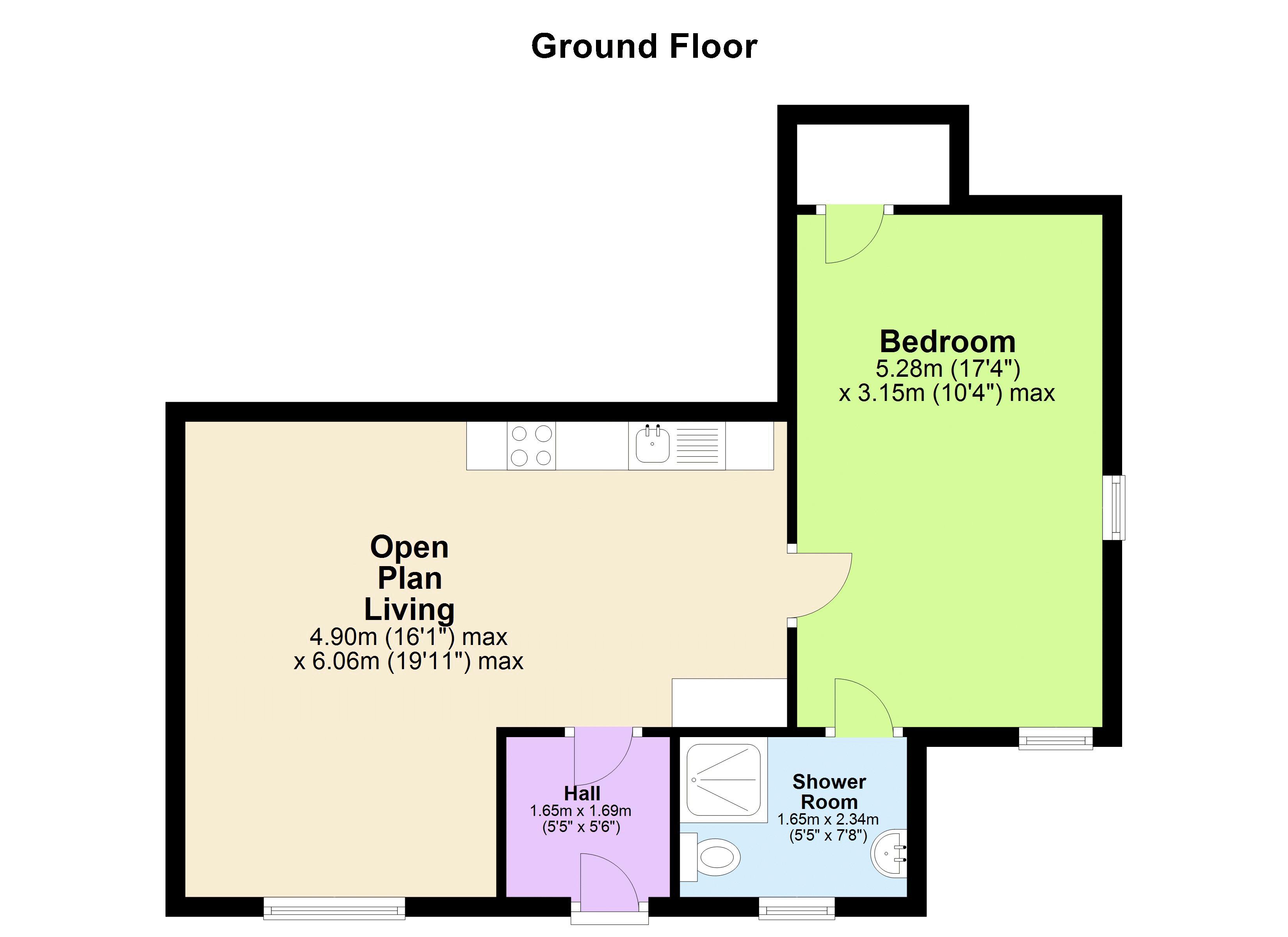 Midvale Road, Paignton TQ4, 1 bedroom flat to rent 58760479