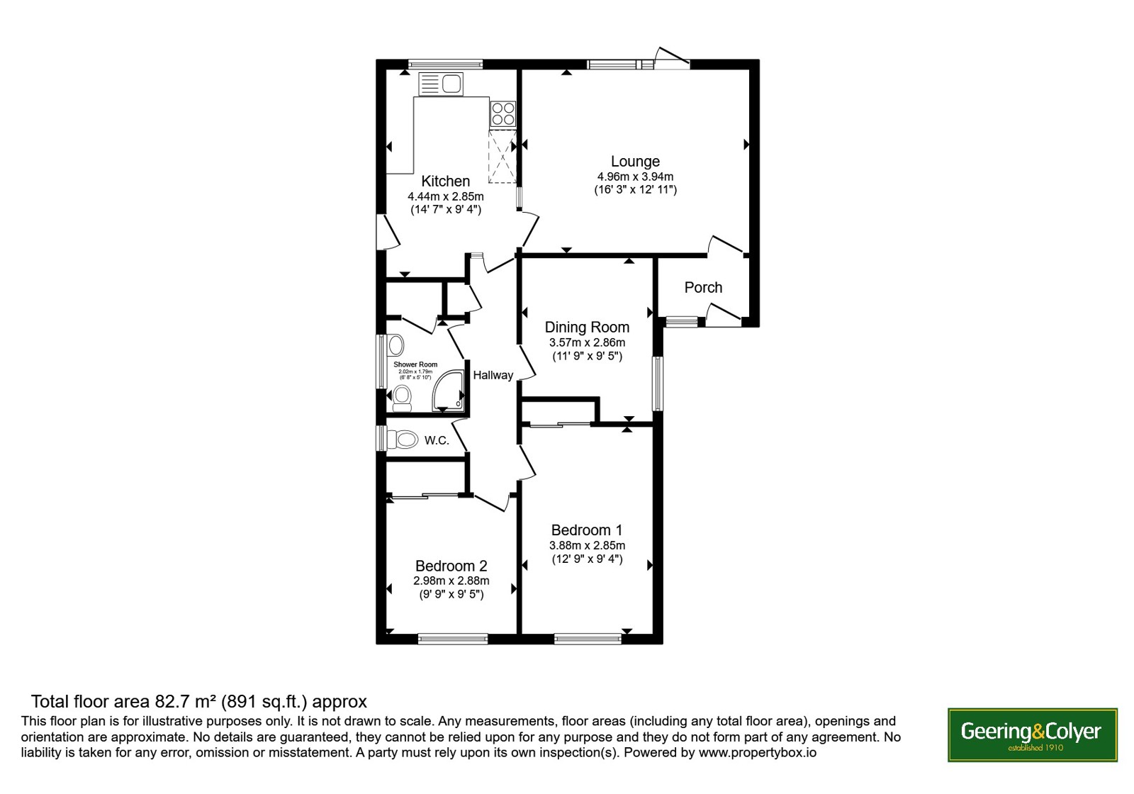 42, Napchester Road, Dover floorplan