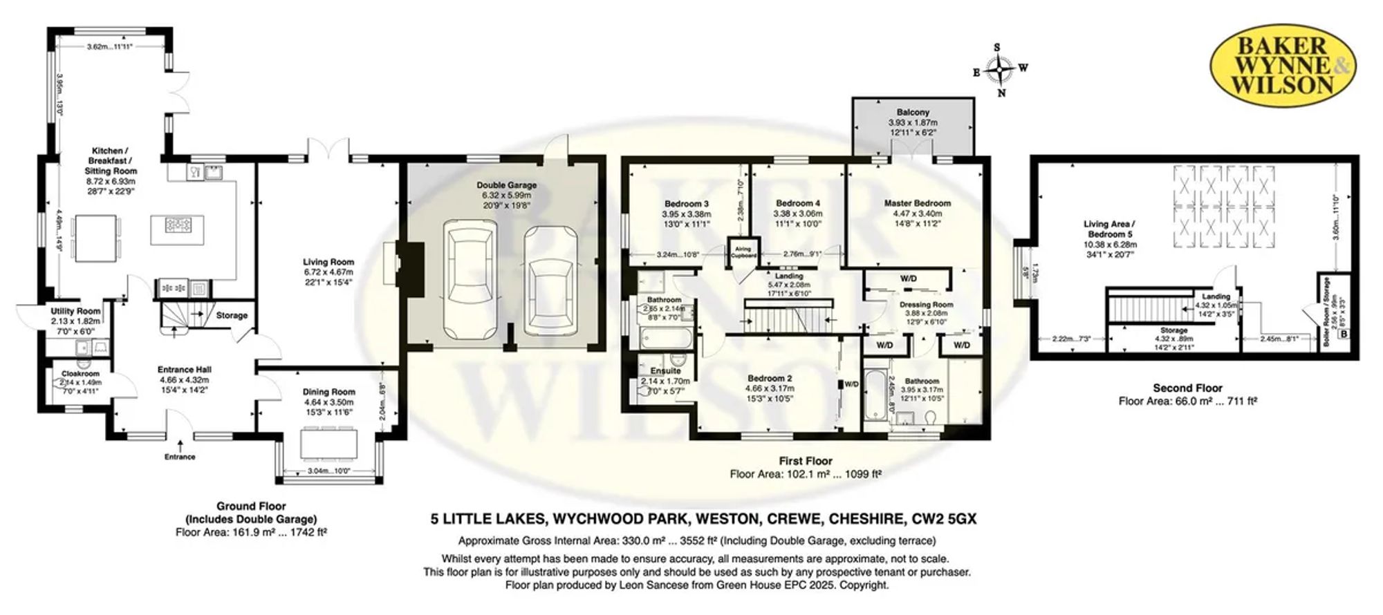 5 Little Lakes, Crewe floorplan