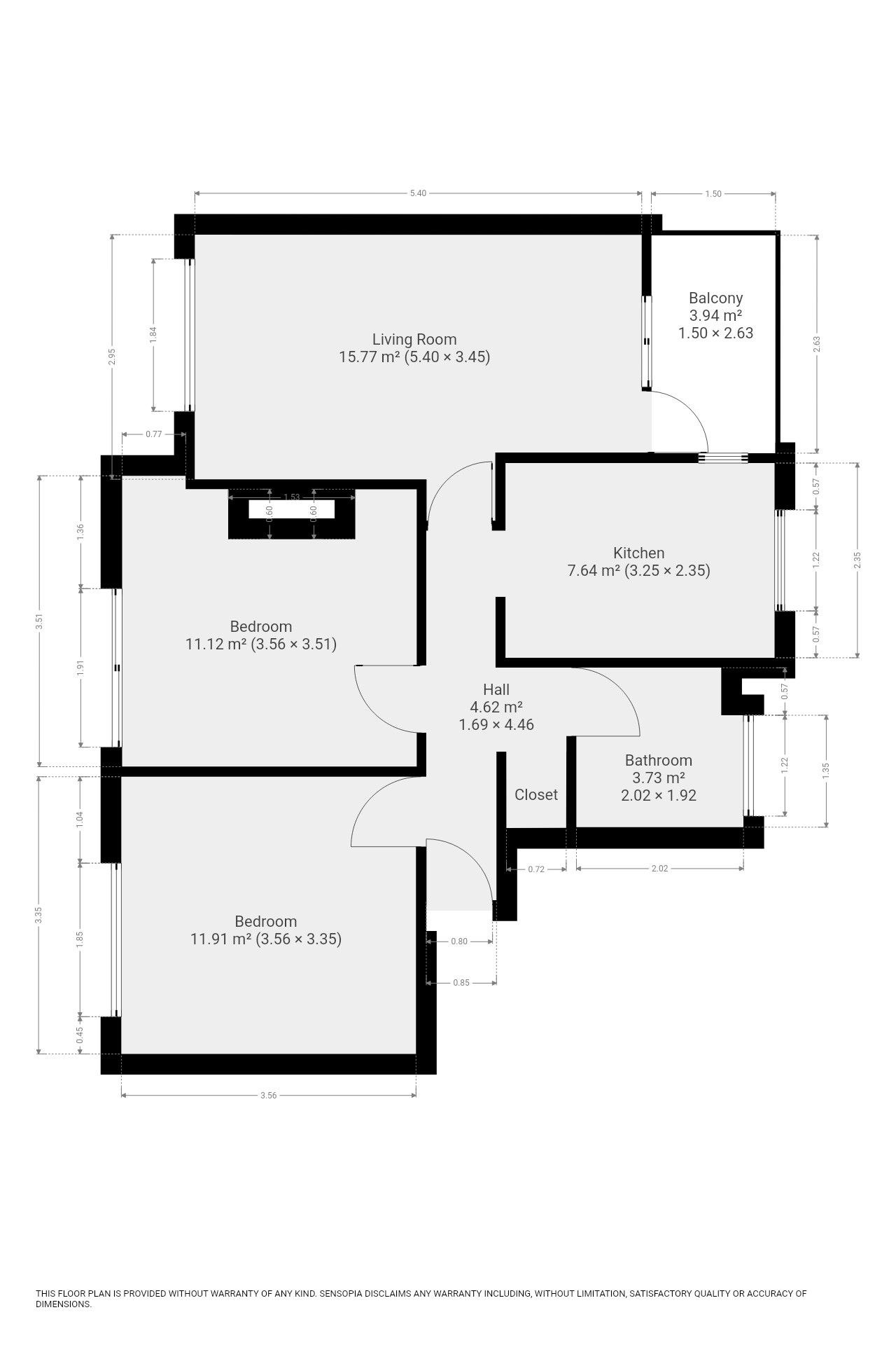 7 SENCLER HOUSE, Hurst Lane, London floorplan