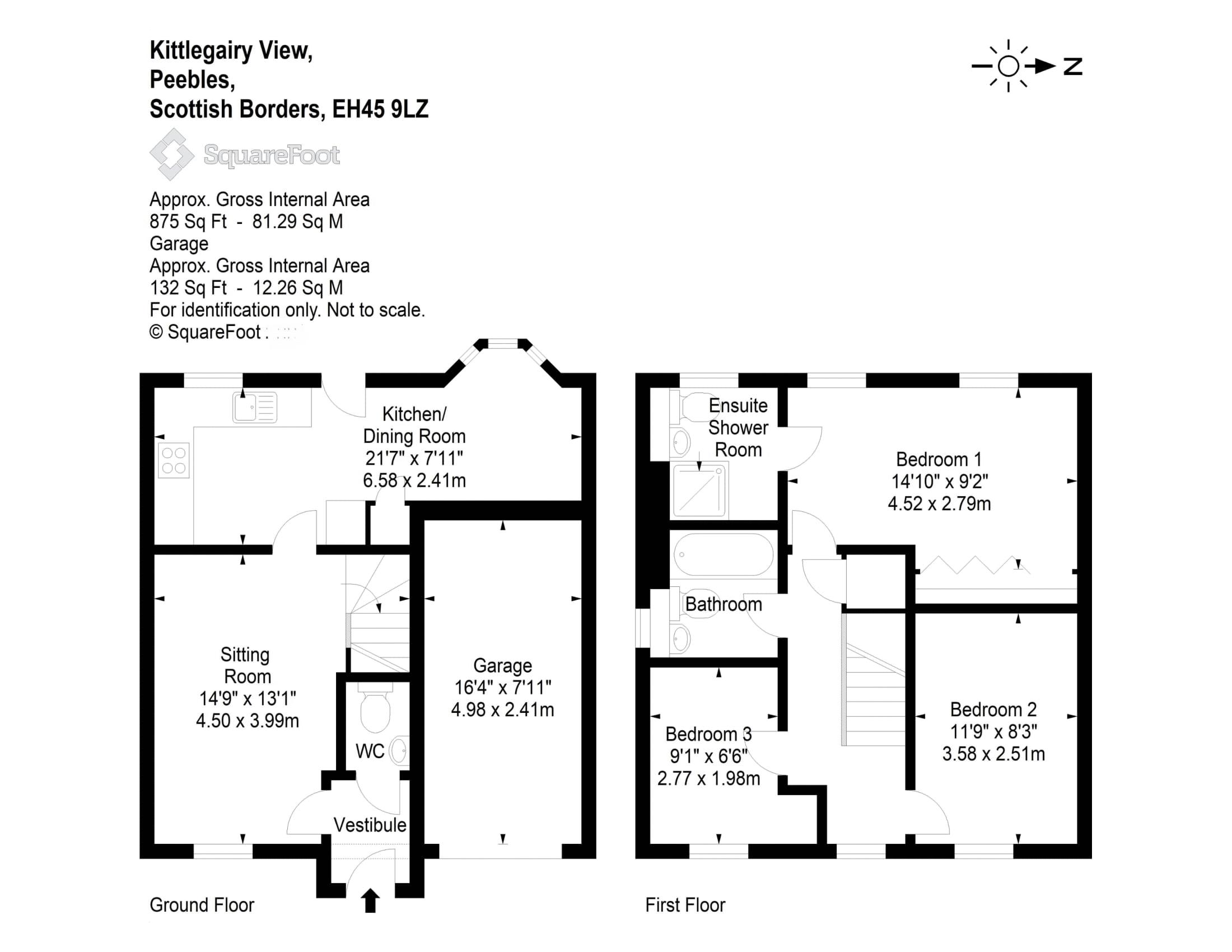 51, Kittlegairy View, Peebles floorplan