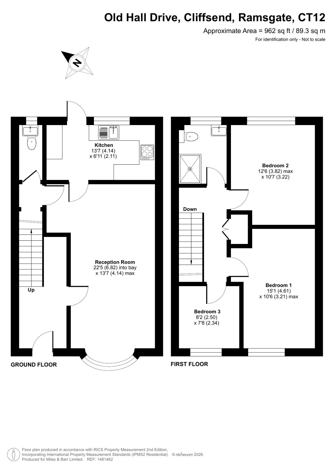 15, Old Hall Drive, Ramsgate floorplan