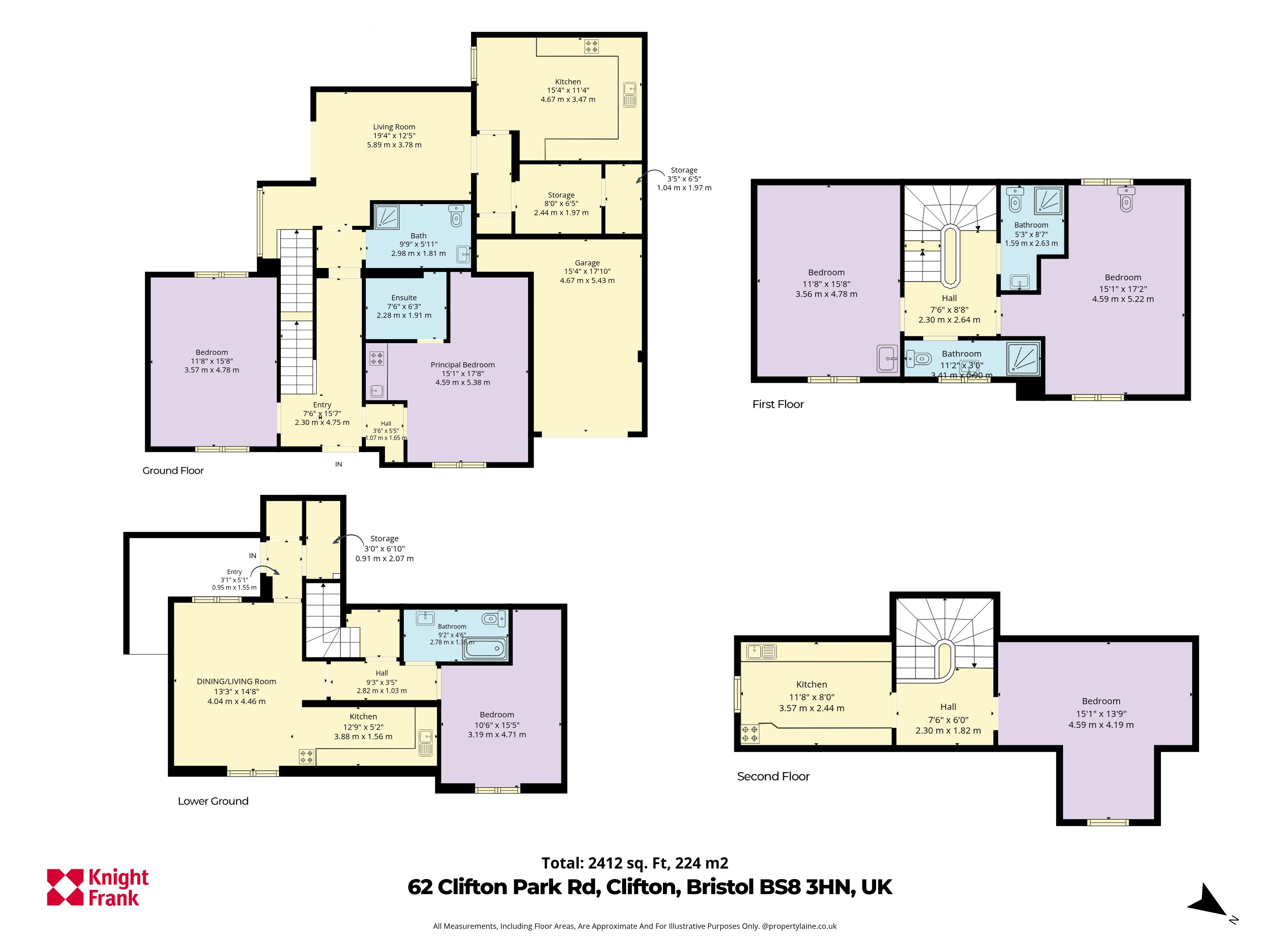 62, Clifton Park Road, Bristol floorplan