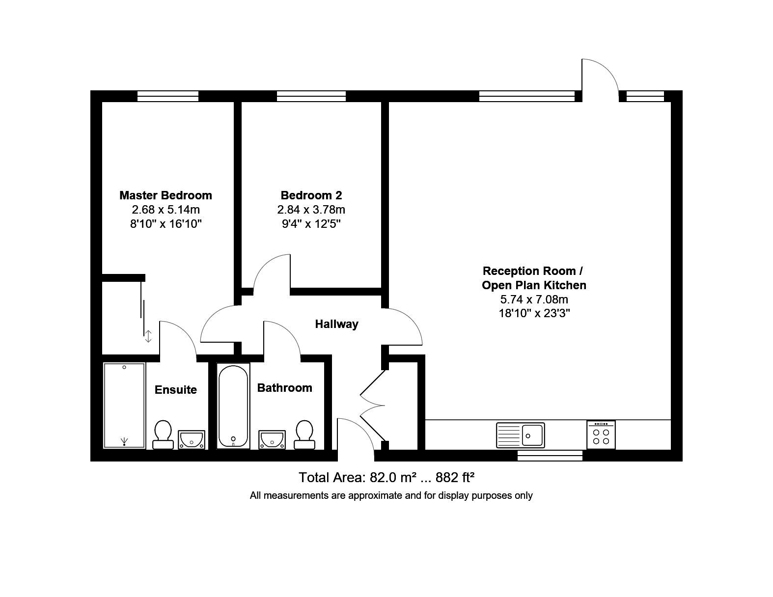2 Bedrooms Flat to rent in Glenalmond Avenue, Cambridge CB2