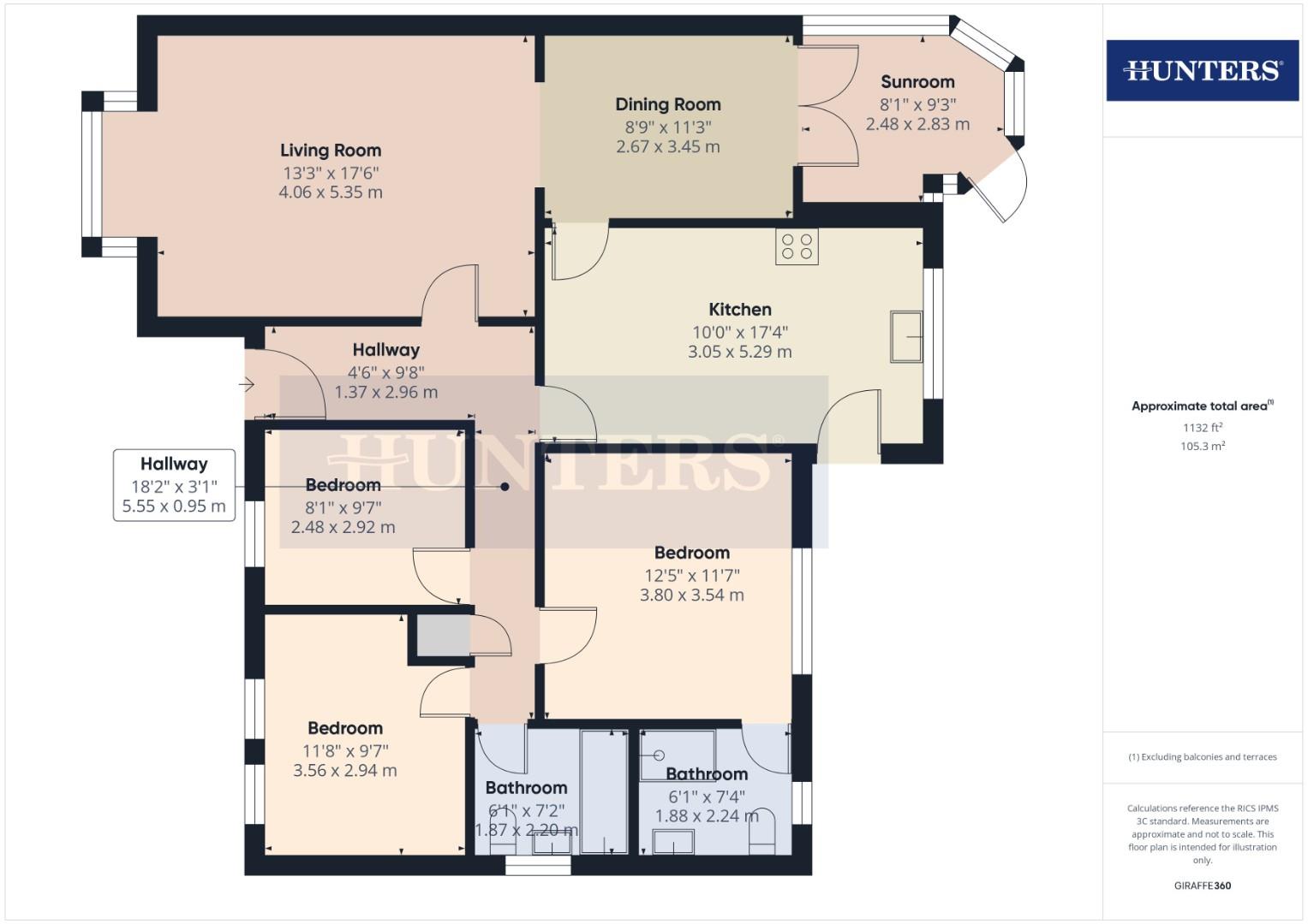 8, Mulberry Close, Bridlington floorplan