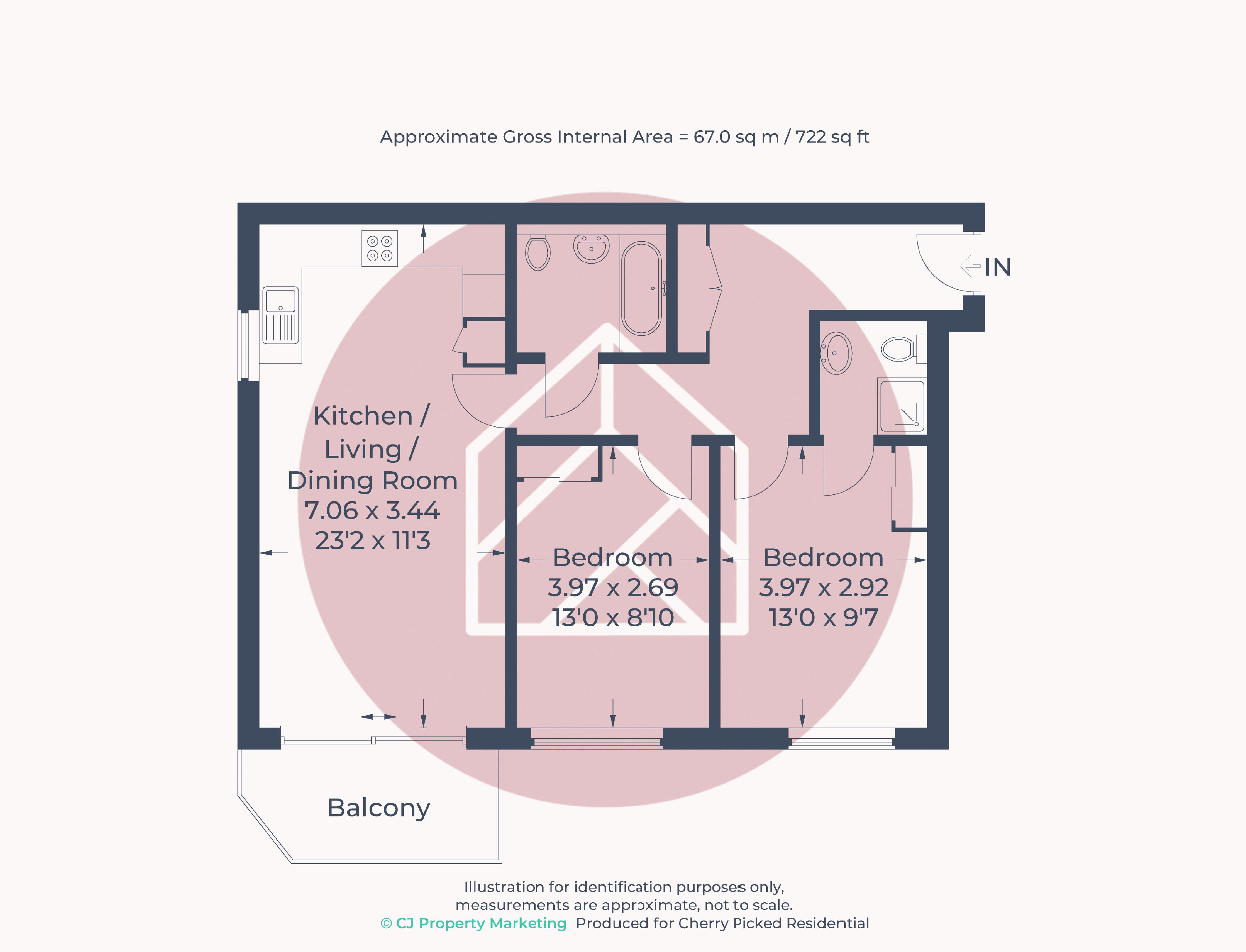 4 The Stream Edge,, Fisher Row, Oxford floorplan