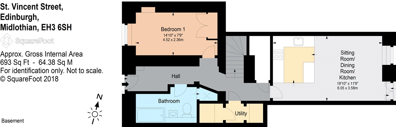 1 Bedrooms Flat for sale in St. Vincent Street, New Town, Edinburgh EH3