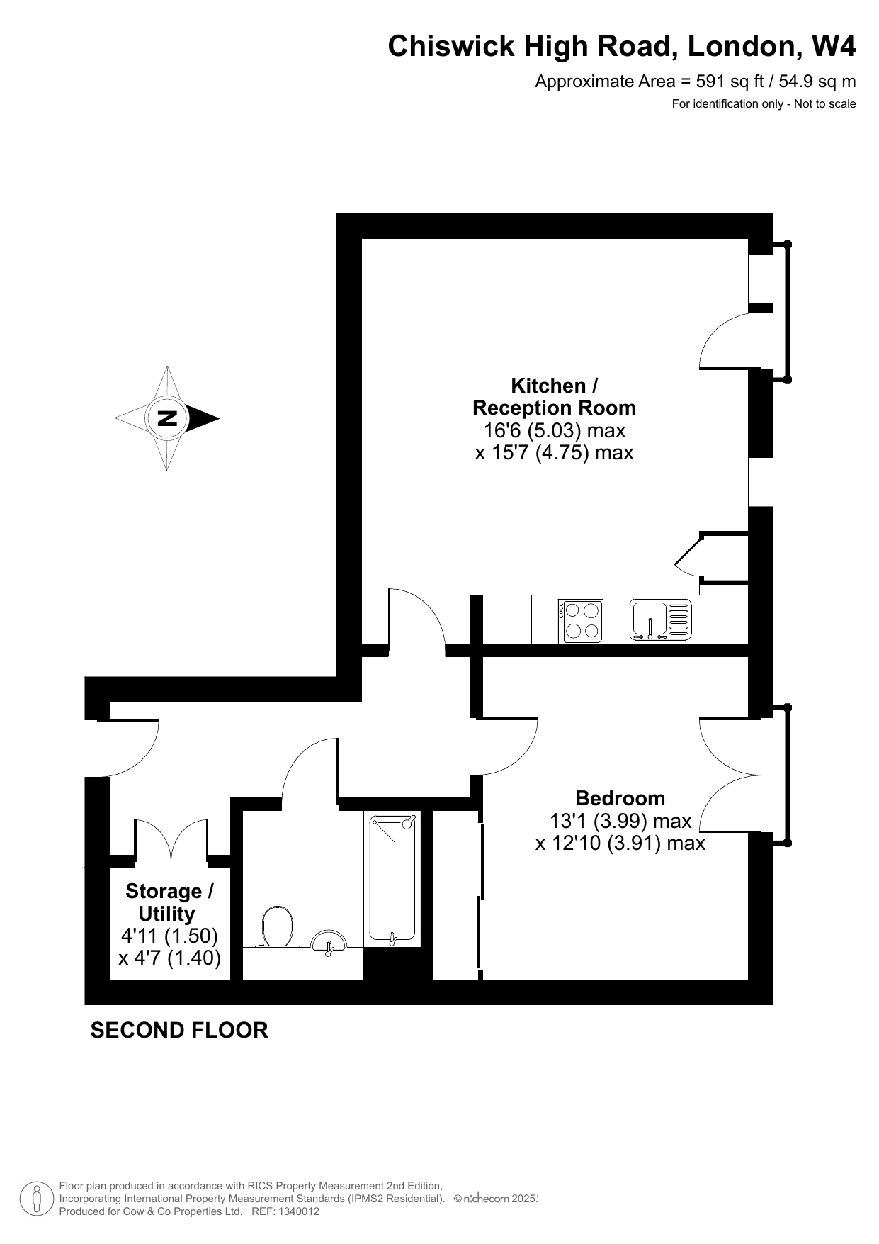 Flat 7, 500, Chiswick High Road, Chiswick floorplan