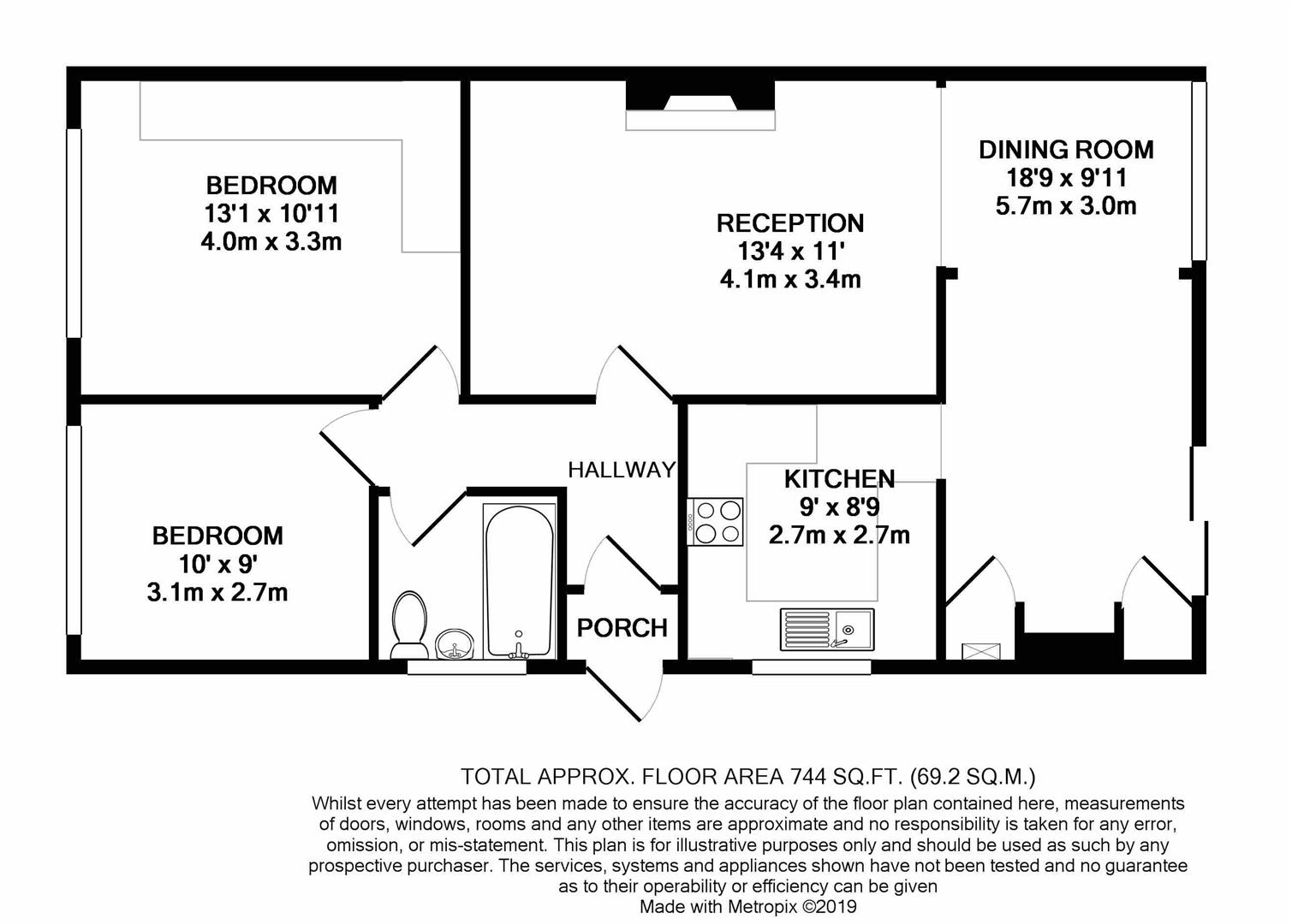 2 Bedrooms Semi-detached bungalow for sale in Orchard Lane, Pilgrims Hatch, Brentwood CM15