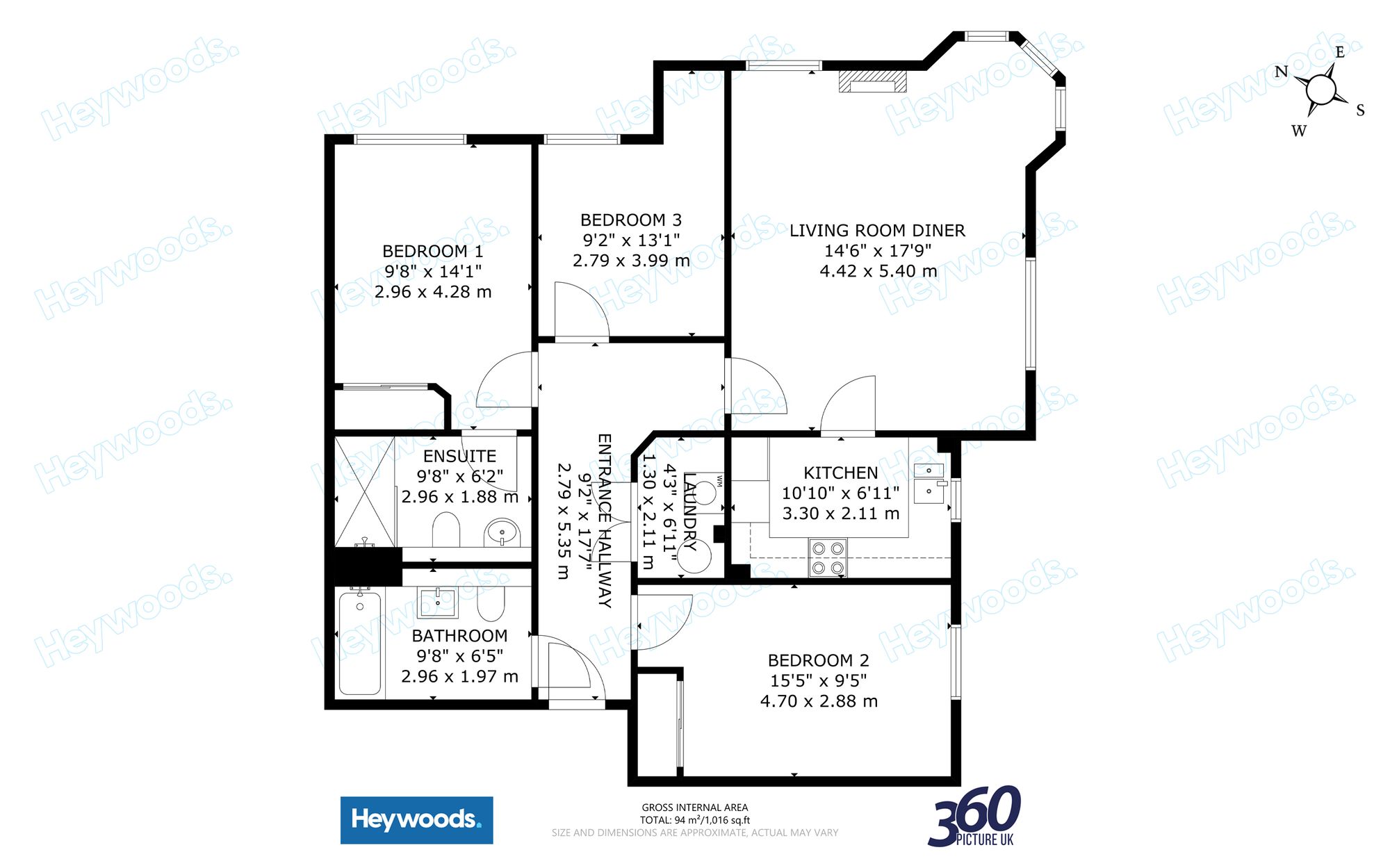 Apt 43, Adlington House High Street, Newcastle floorplan