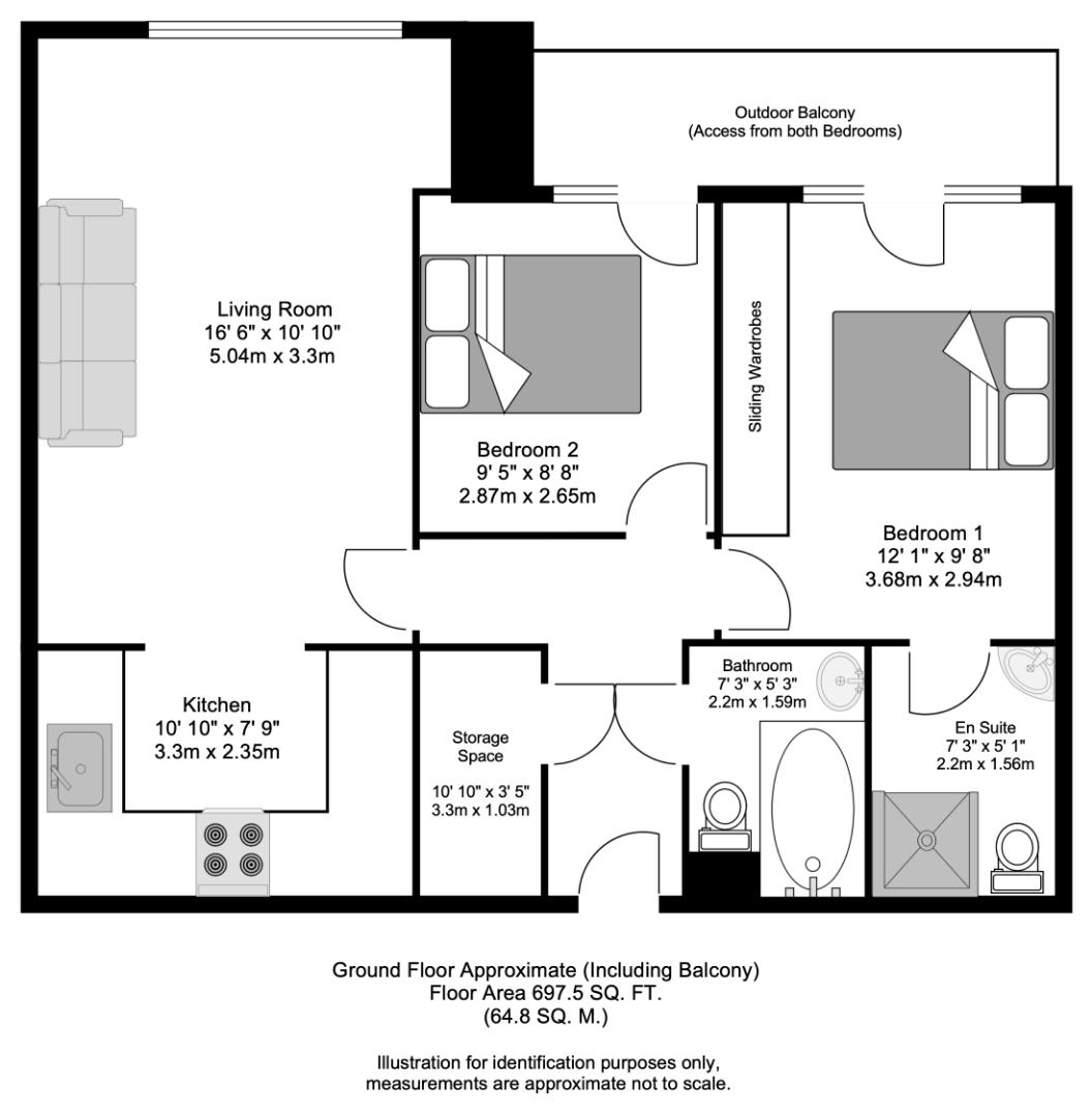 2 Bedrooms Flat for sale in Eldon Street, Sheffield S1