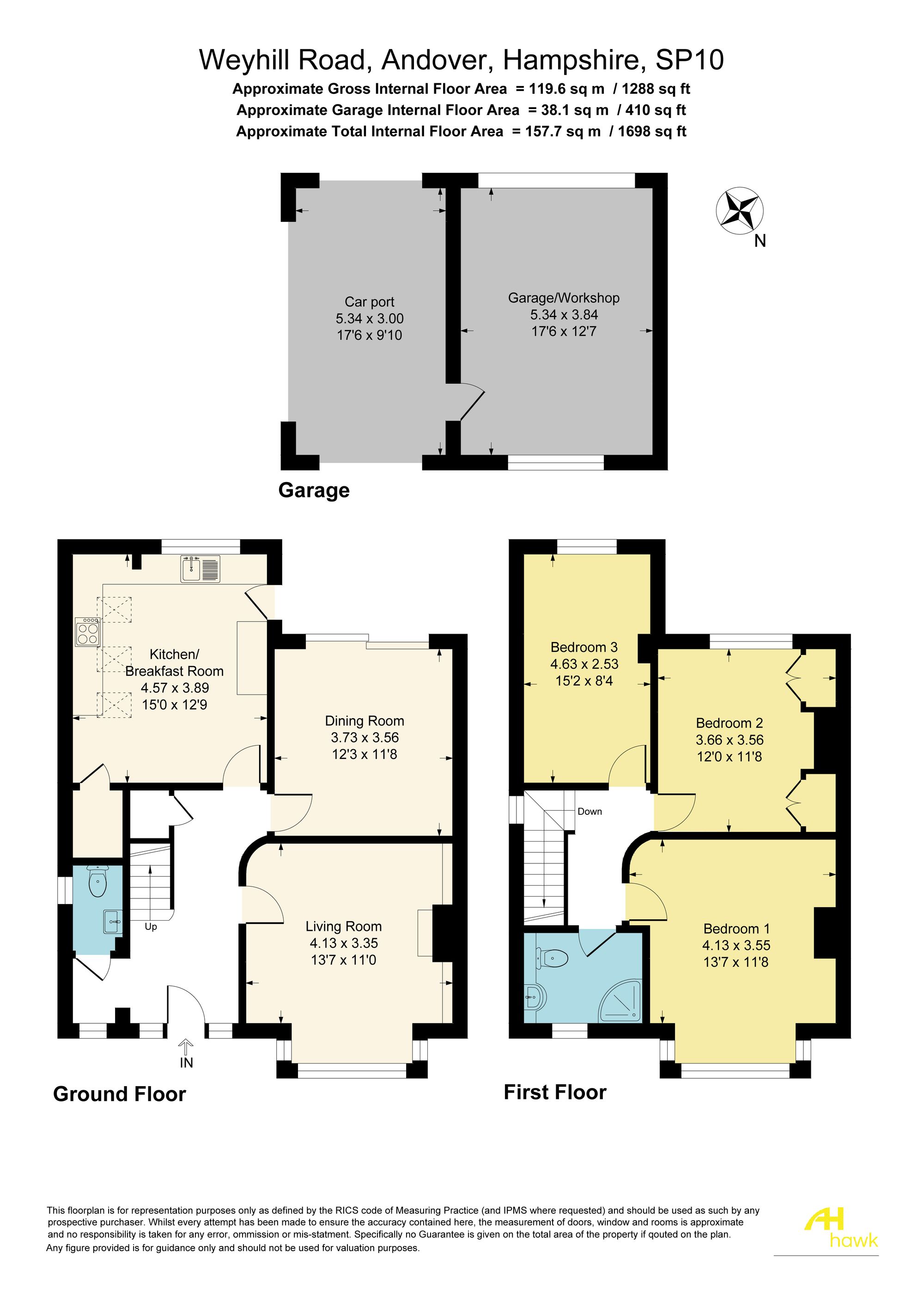 219 Weyhill Road, Andover floorplan