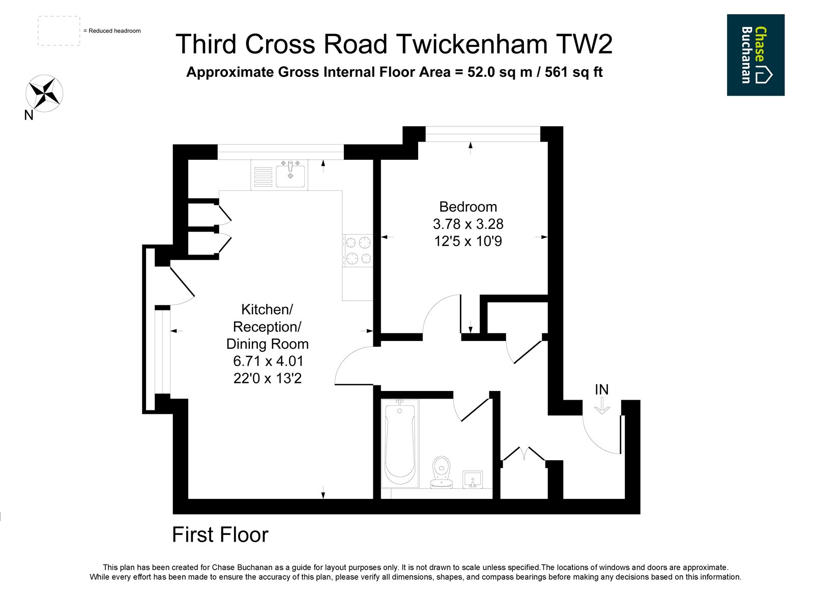 Third Cross Road, Twickenham floorplan