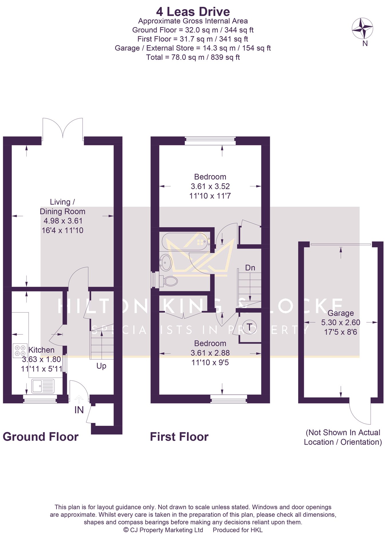 4, Leas Drive, Iver floorplan