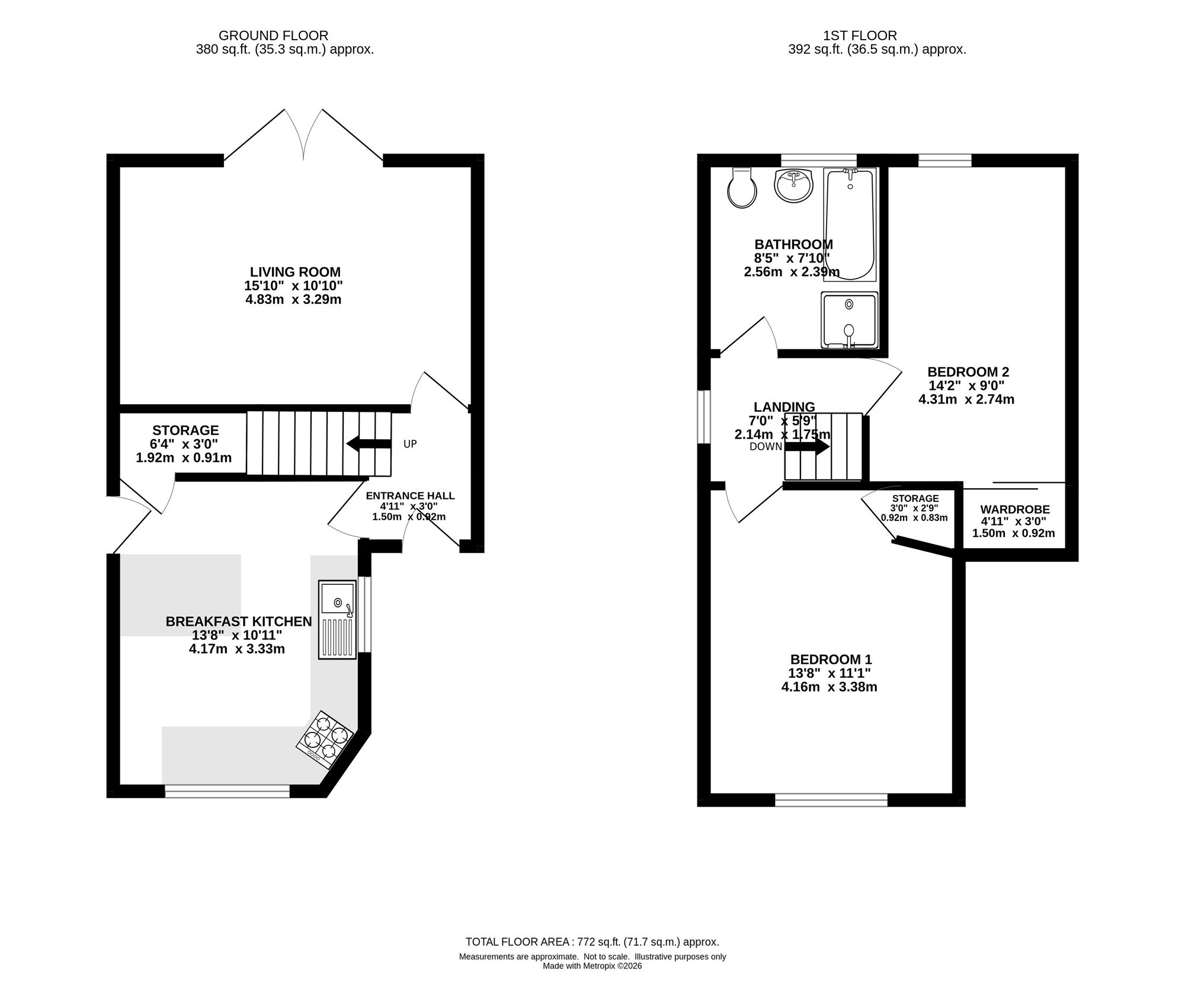 32 Bucklow Drive, Manchester floorplan