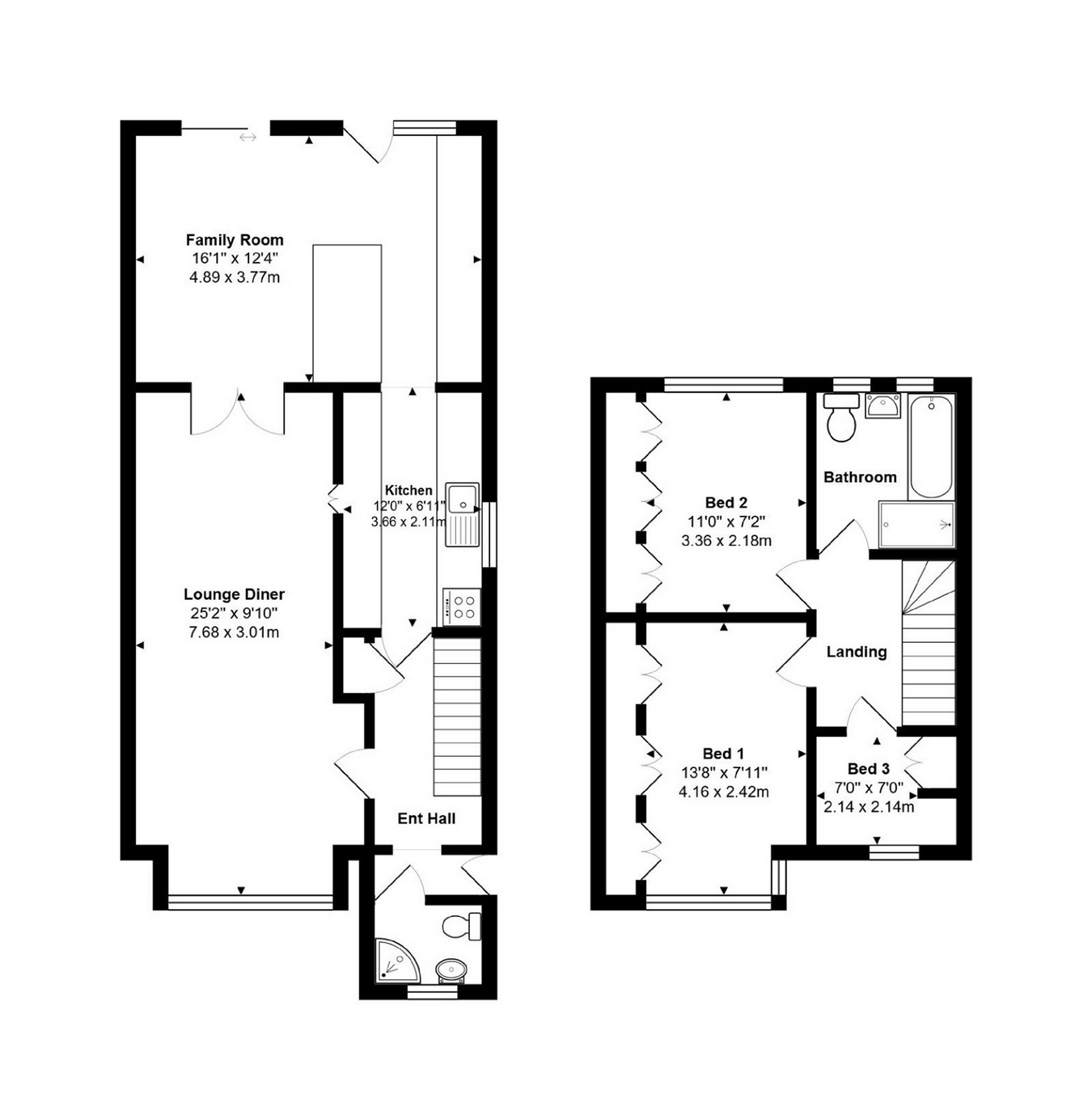 3 Bedrooms End terrace house for sale in Elgin Avenue, Ashford, Surrey TW15