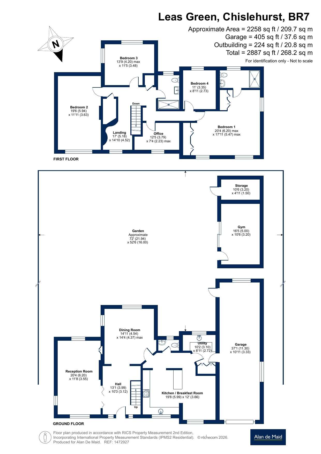 Flintwood,, Leas Green, Chislehurst floorplan