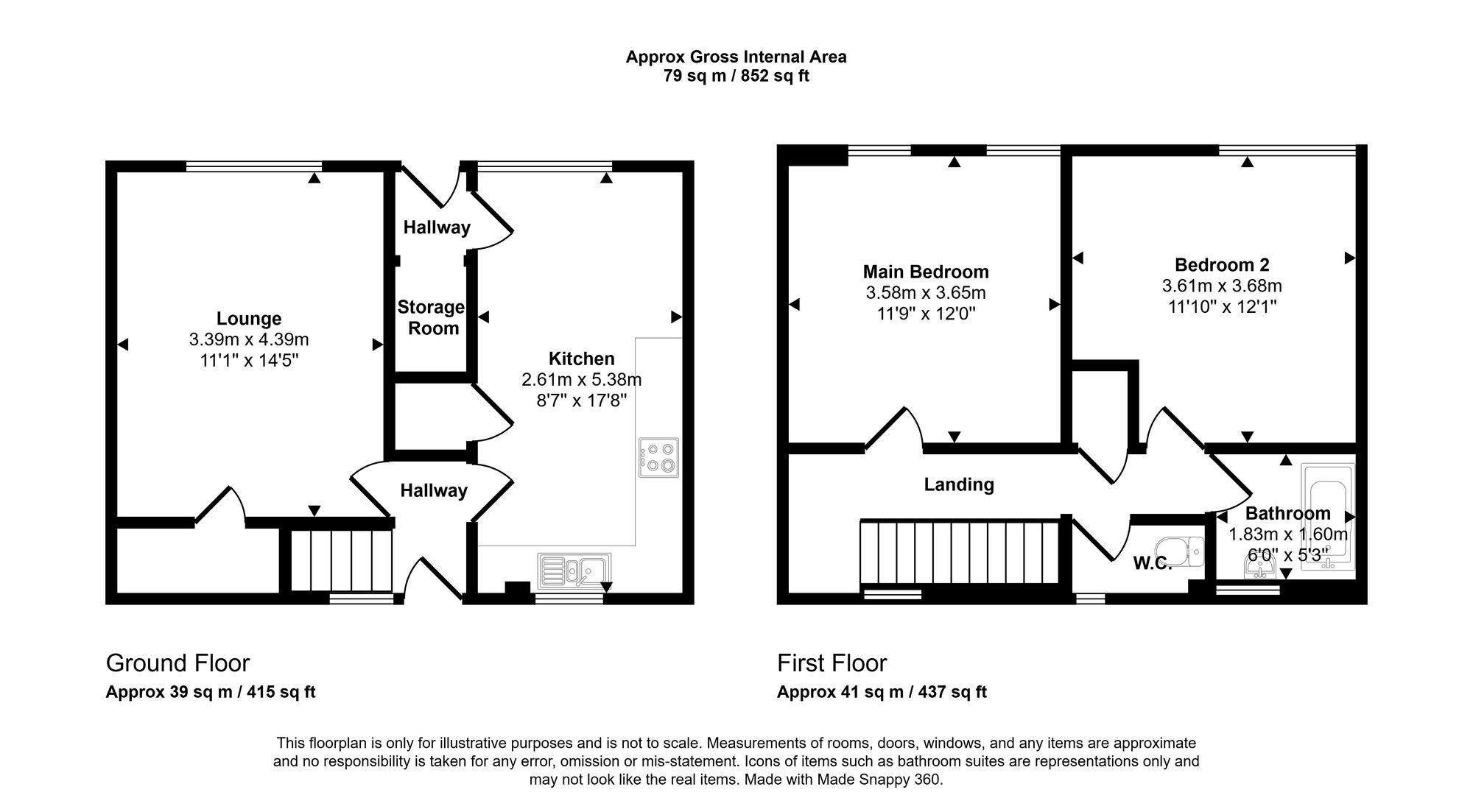 23 Ramsden Close, Wigan floorplan