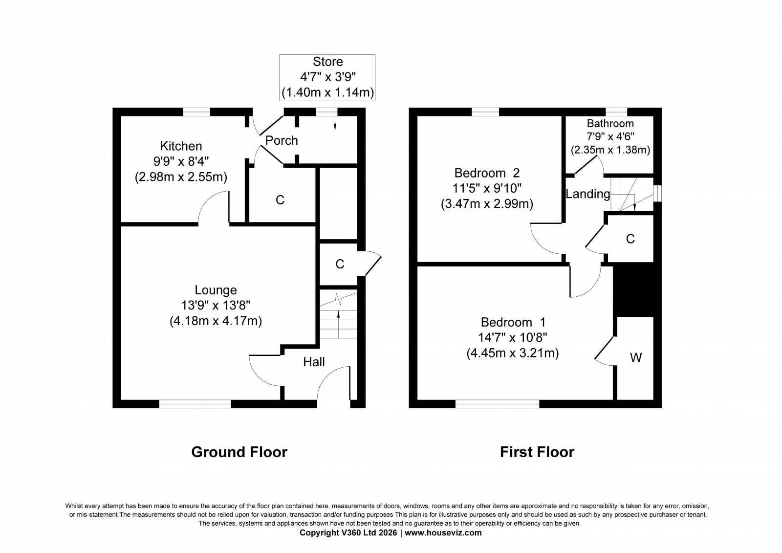 5 Bellevue Road, Kilmarnock floorplan