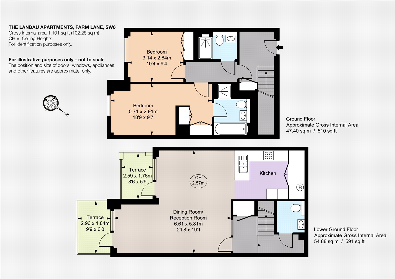 27, The Landau Apartments, London floorplan