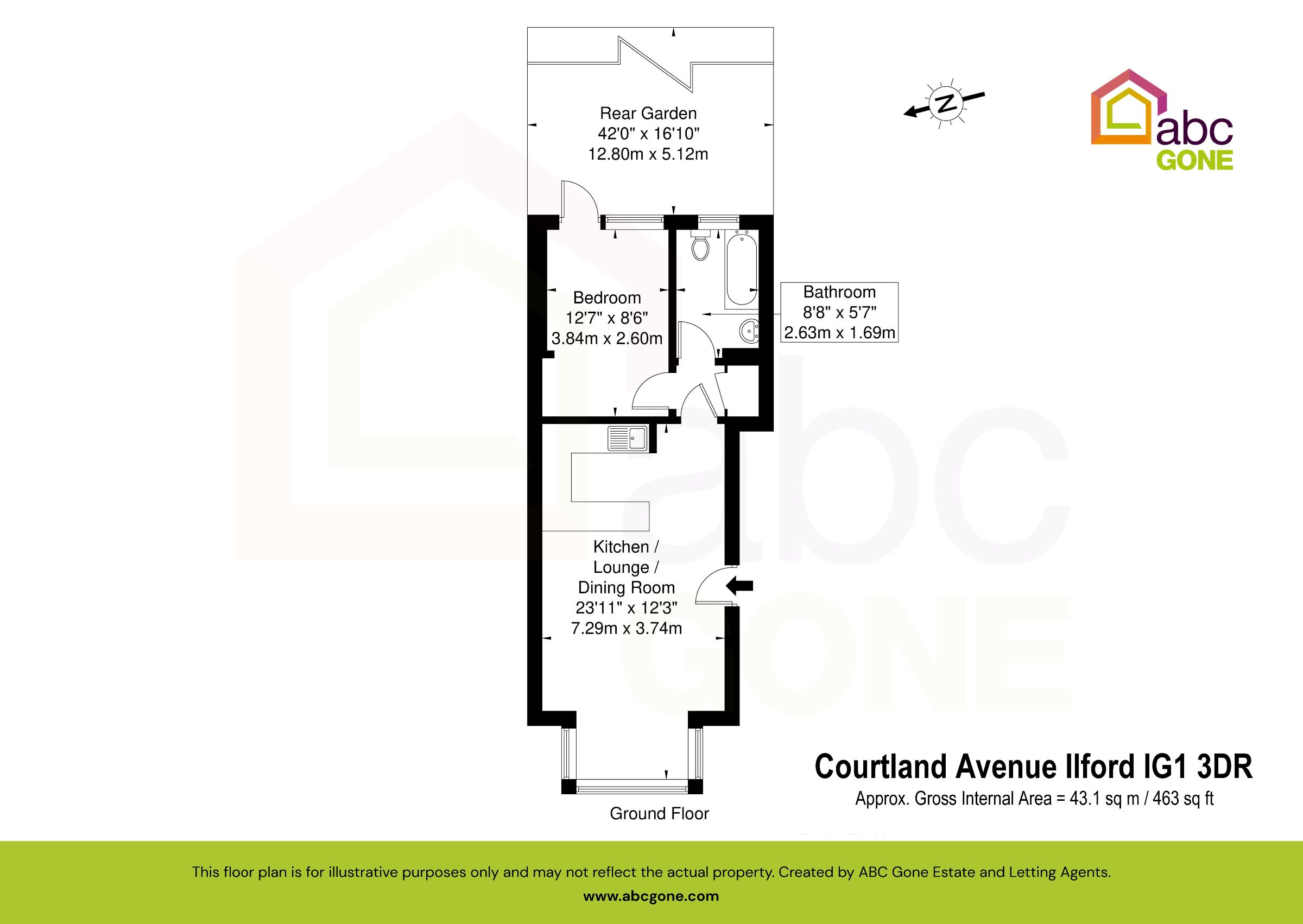 67a Courtland Avenue, Ilford floorplan
