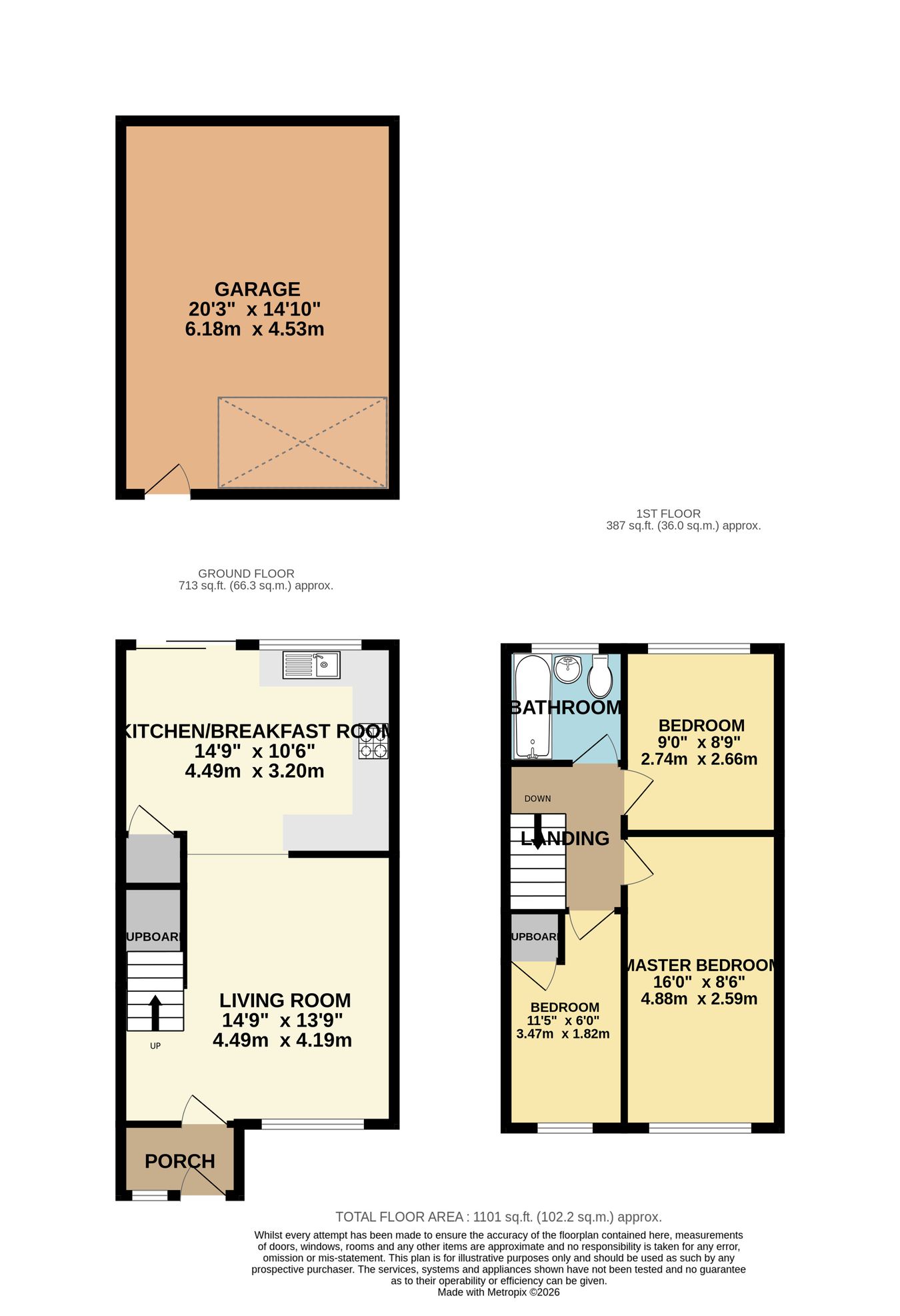 15, Courtfield Road, Ashford floorplan
