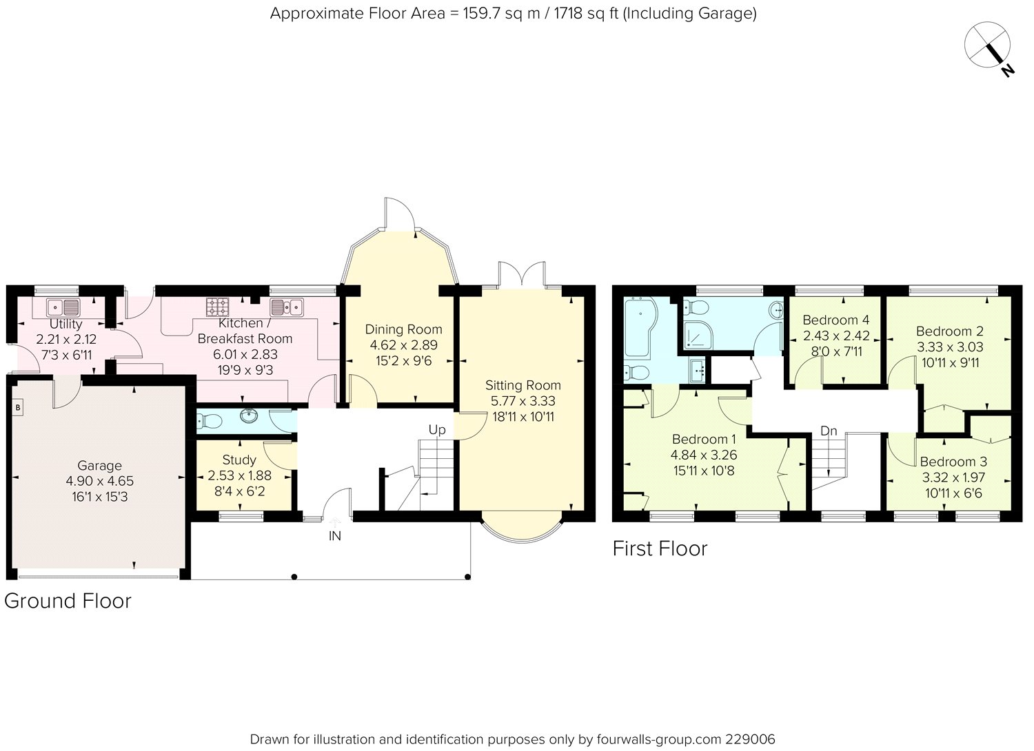 4 Bedrooms Detached house for sale in Holbrook Close, Farnham, Surrey GU9