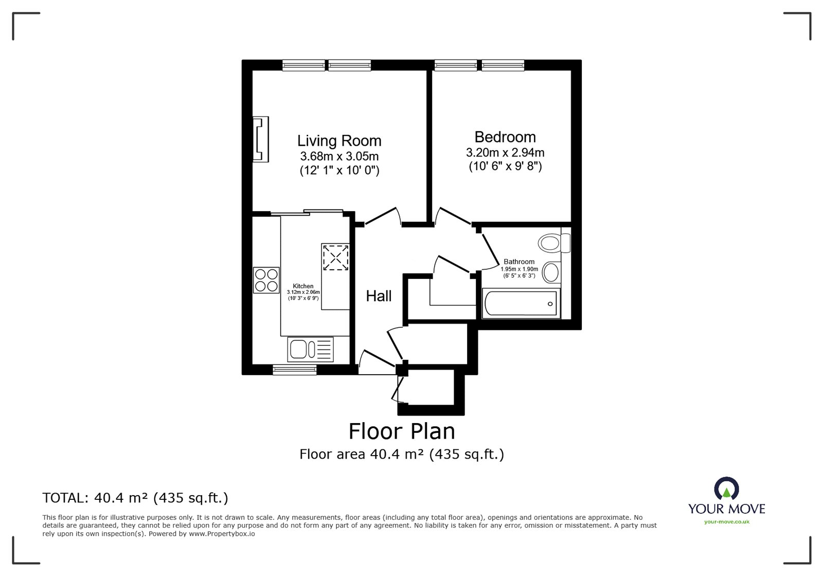6, Hodgsons Court, Carlisle floorplan