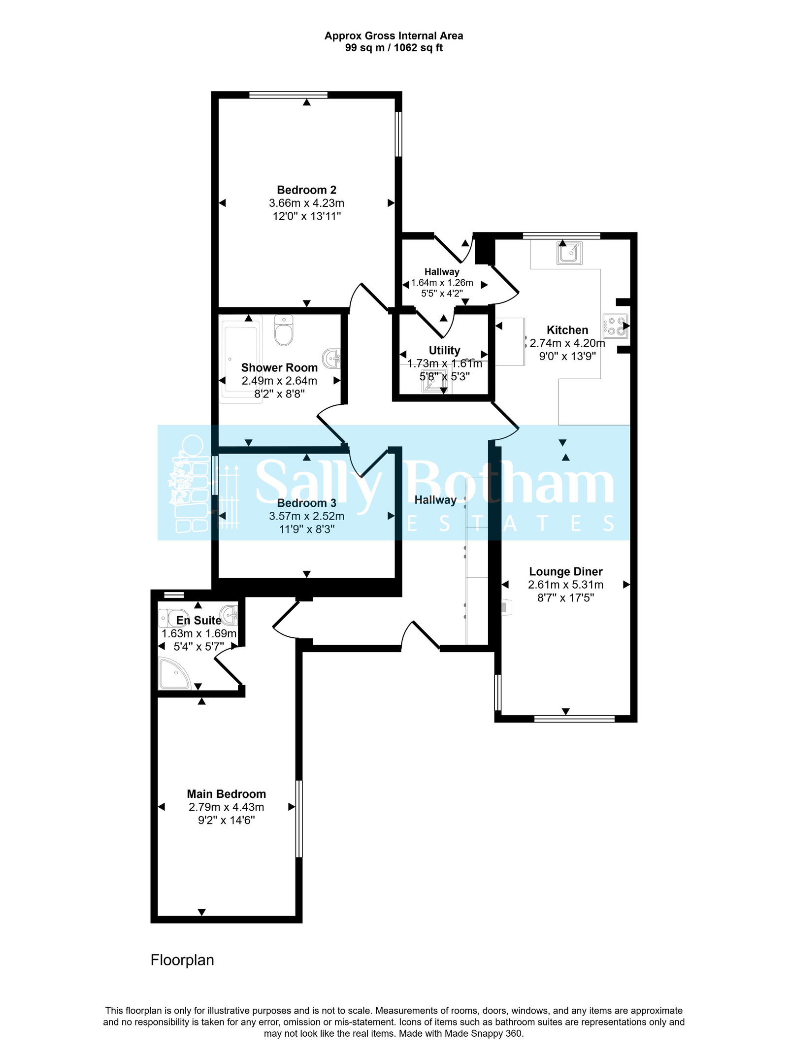 4, Wyntor Avenue, Matlock floorplan