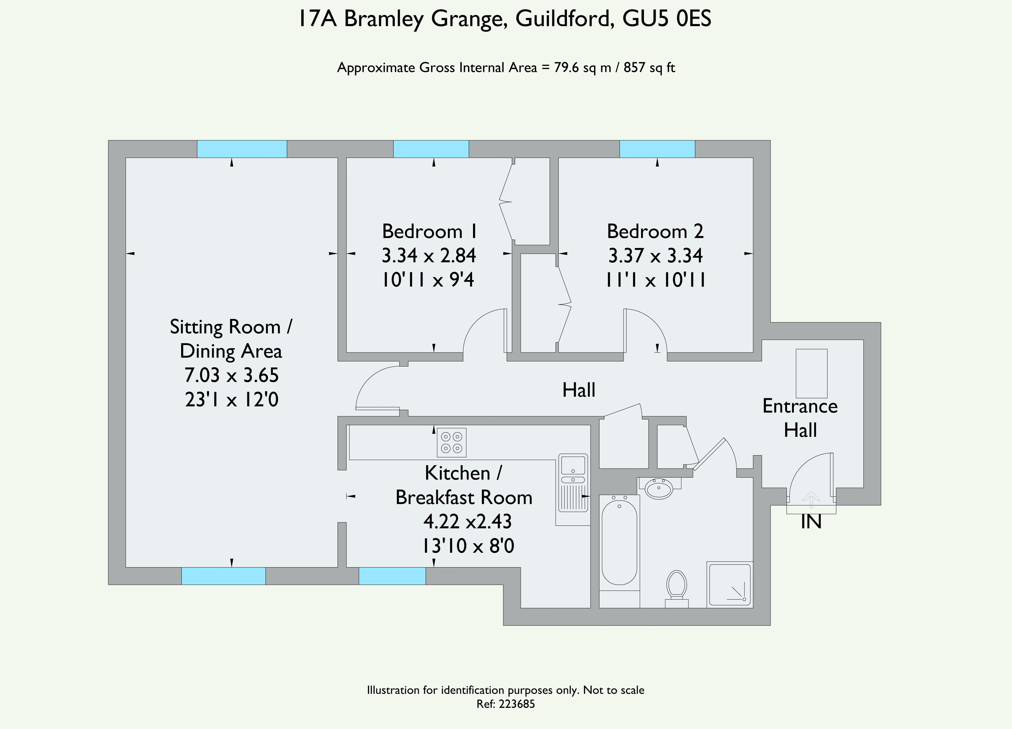 2 Bedrooms  for sale in Bramley Grange, Horsham Road, Bramley, Guildford GU5