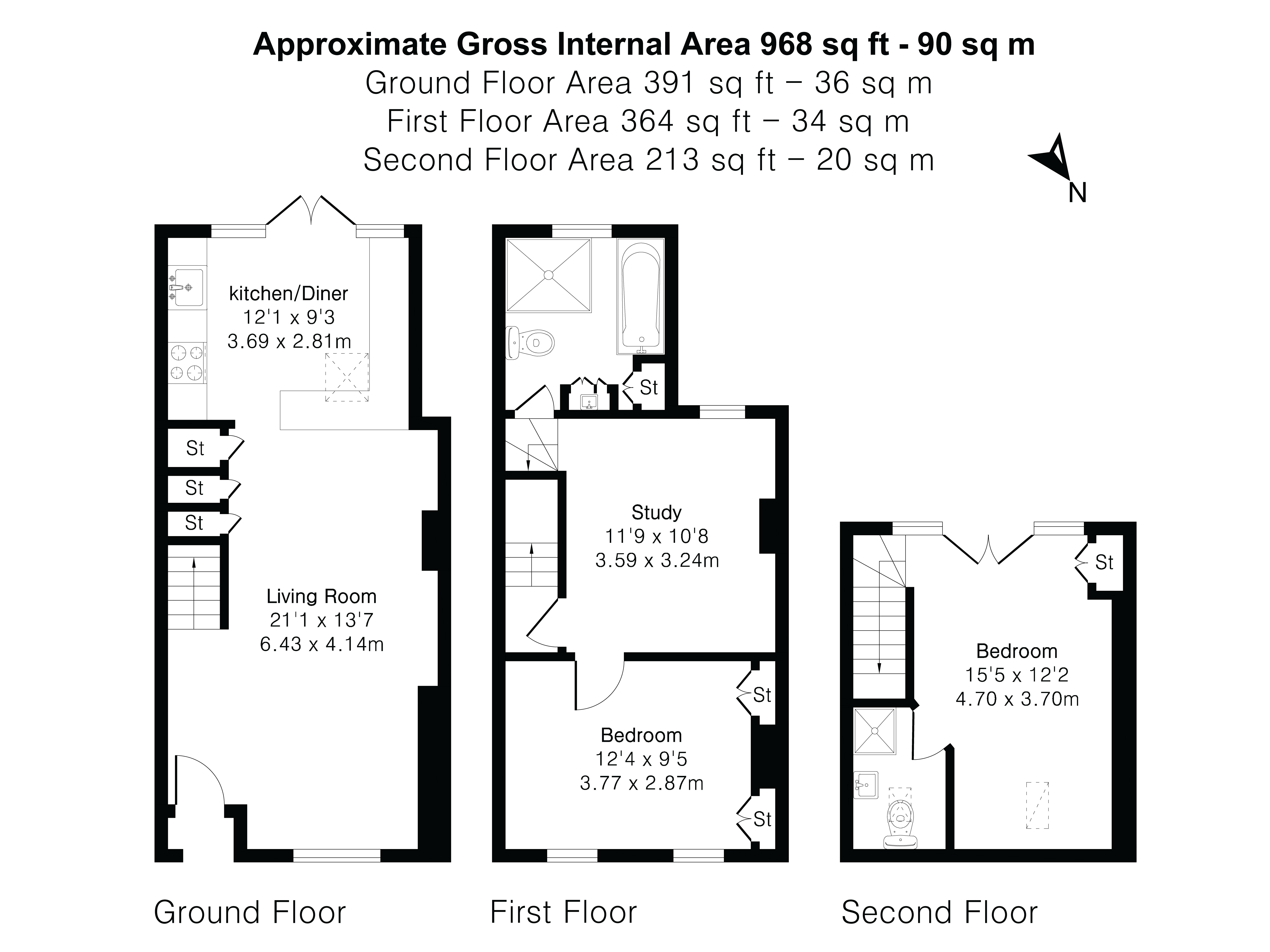 236, Marlborough Road, Oxfordshire floorplan