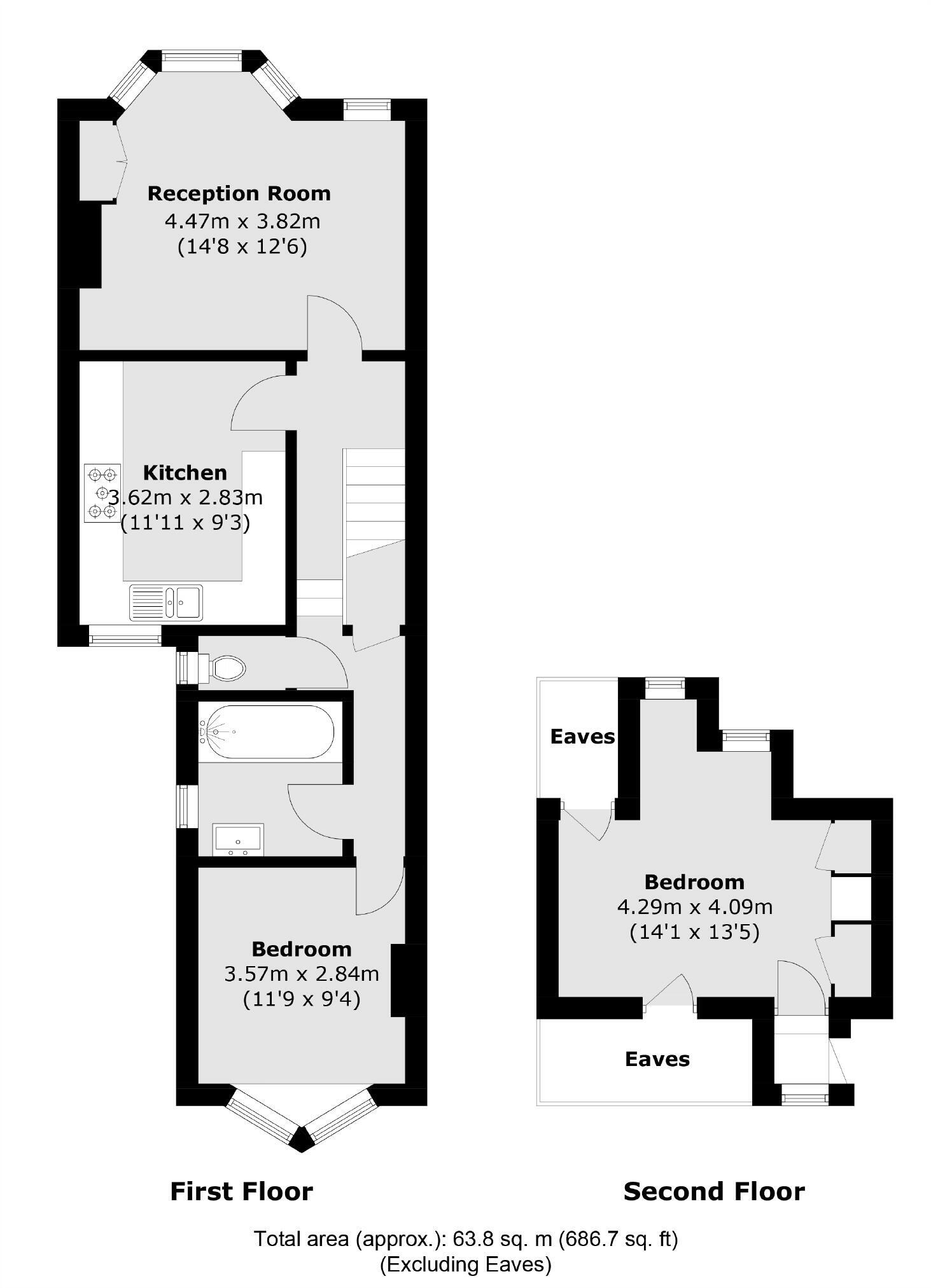 Barcombe Avenue, London, SW2 floorplan