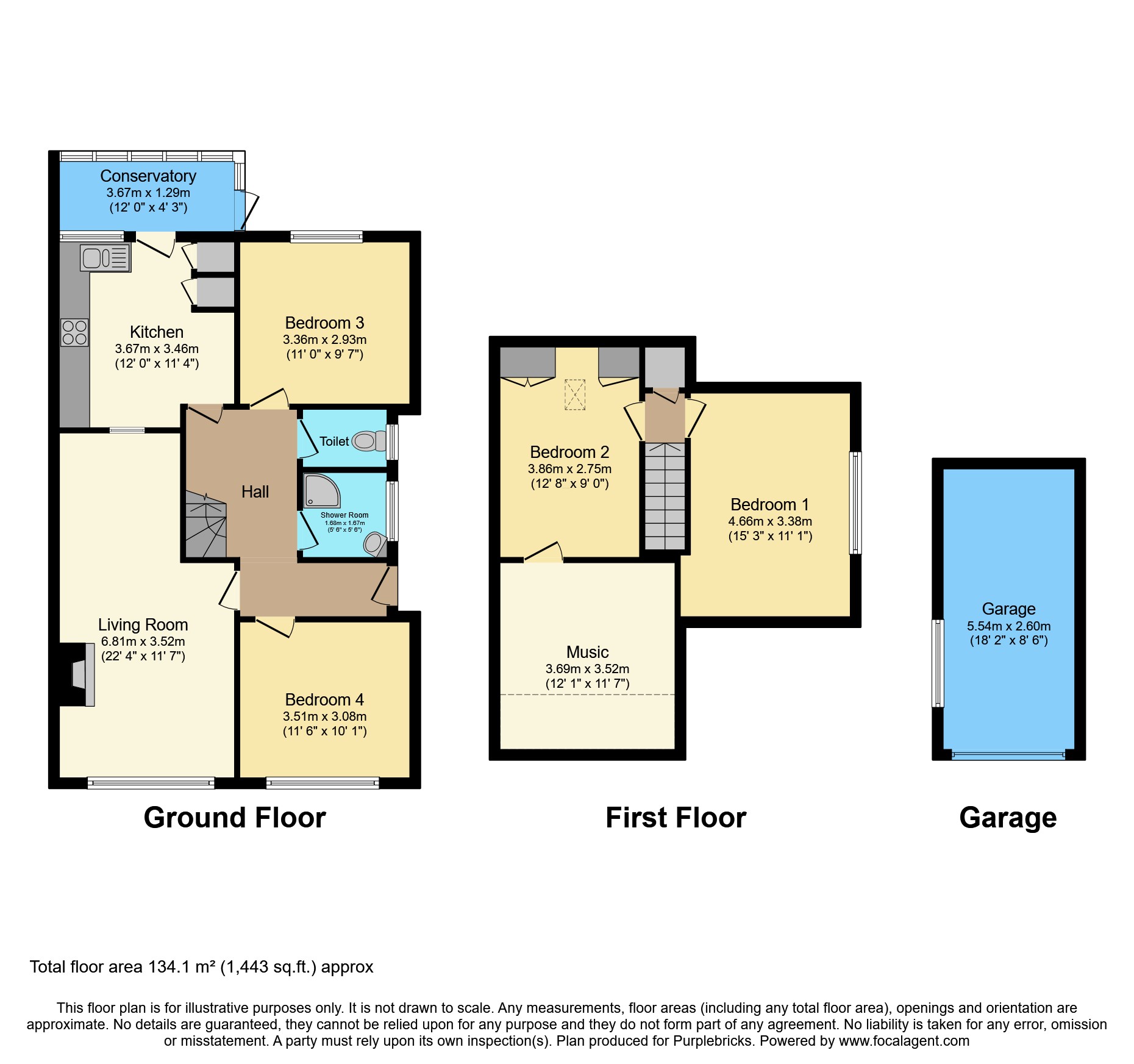 52, Ogden Crescent, Bradford floorplan