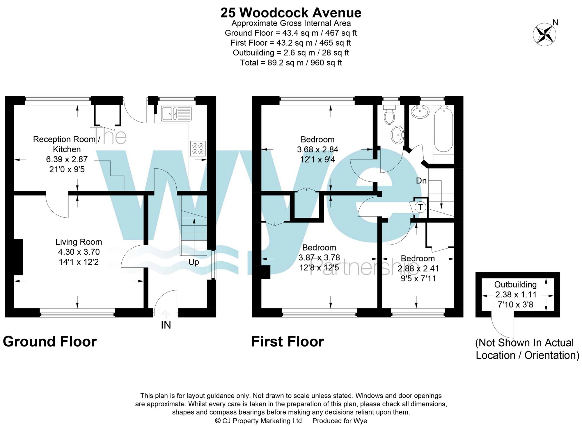 25 Woodcock Avenue, High Wycombe floorplan