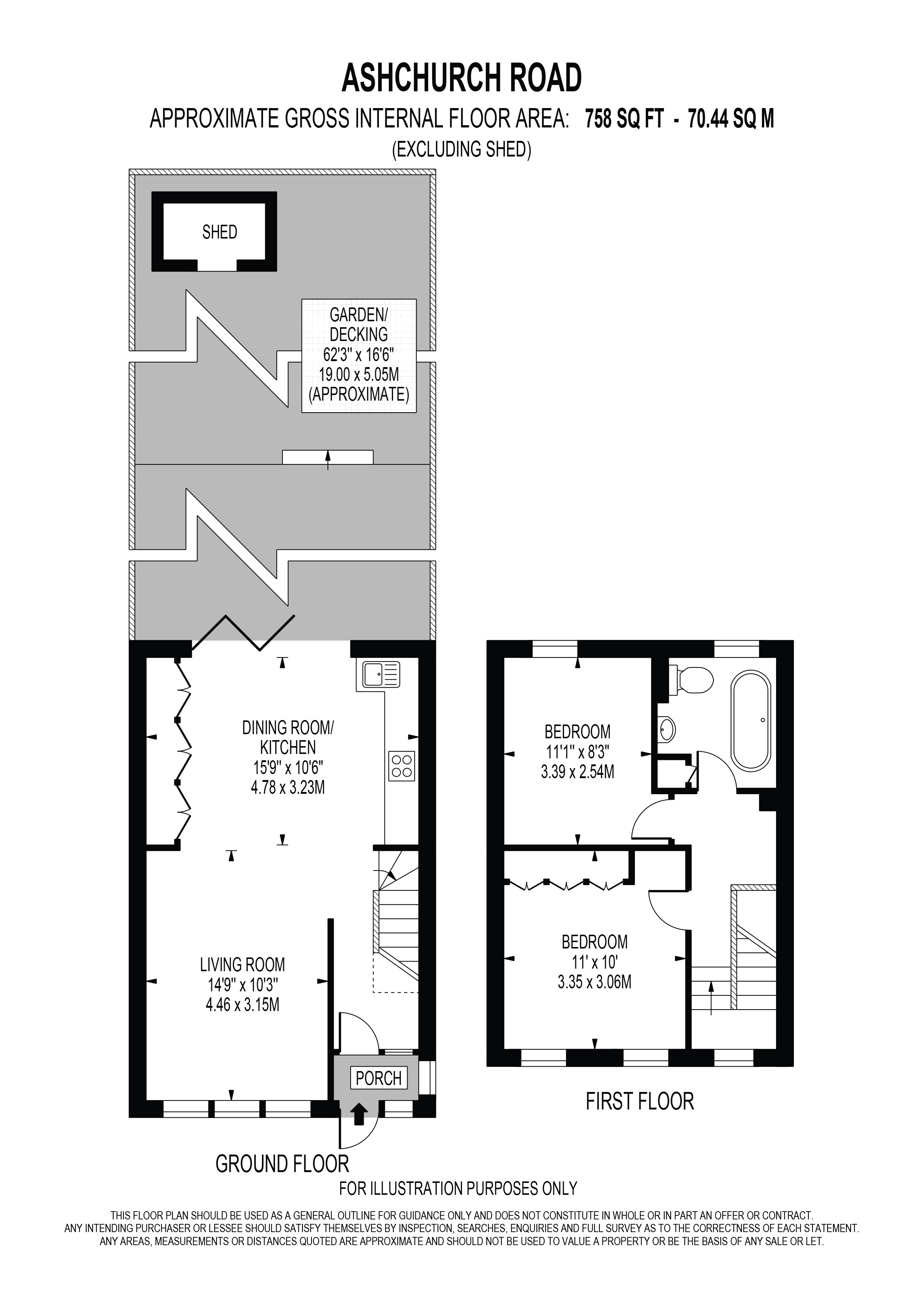 30, Aschurch Road, Surrey floorplan