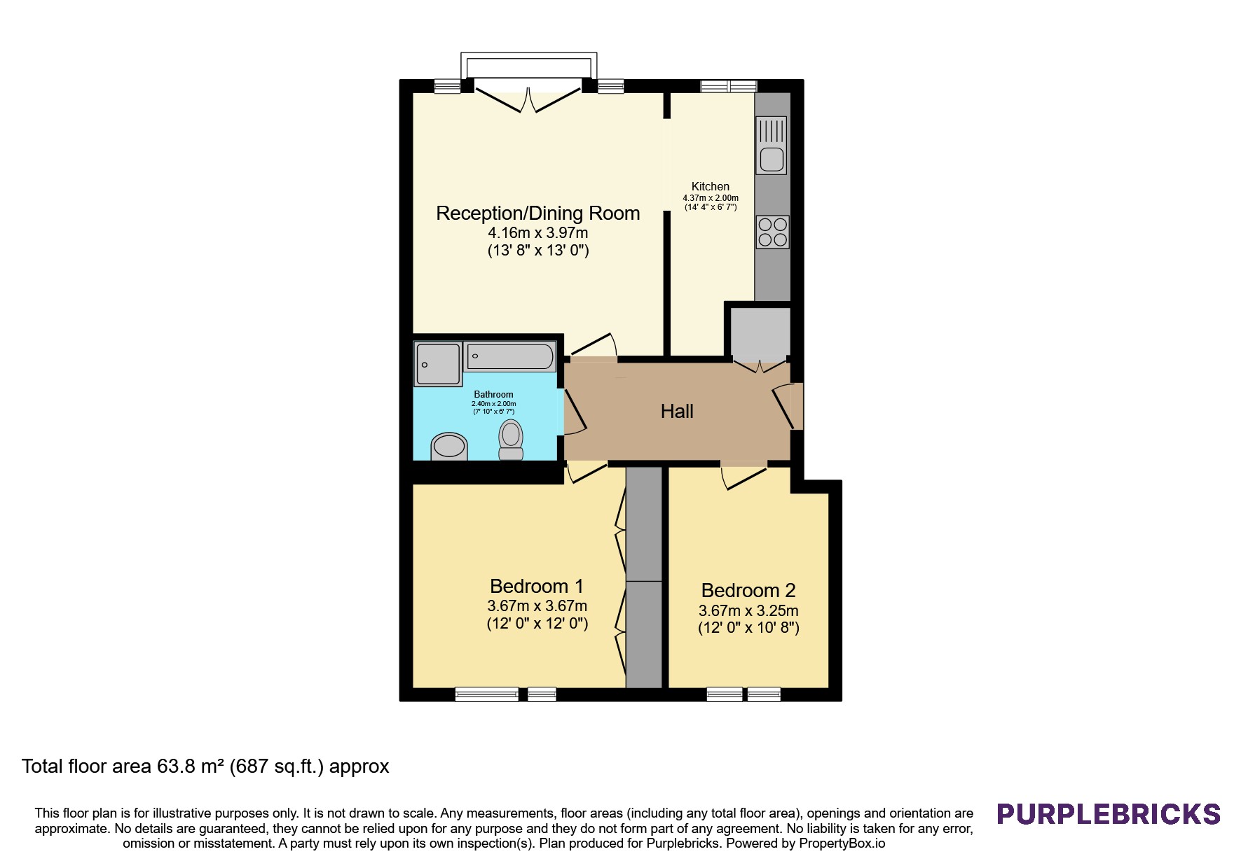 Flat 6/The Formation, 6 Woolwich Manor Way, London floorplan