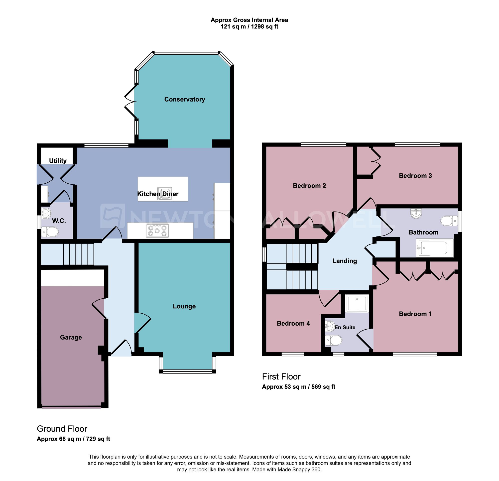 4 Merganser Way, Coalville floorplan