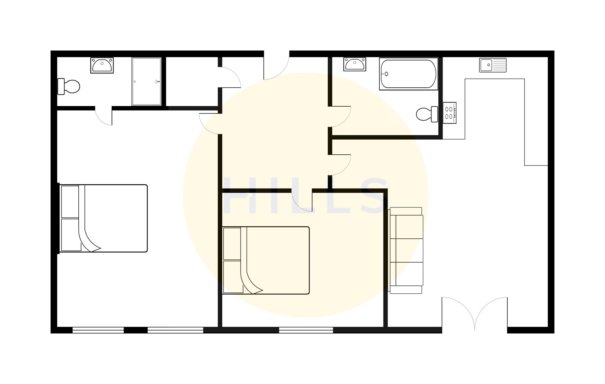 Apt 19, The Shackles 2A Police Street, Manchester floorplan