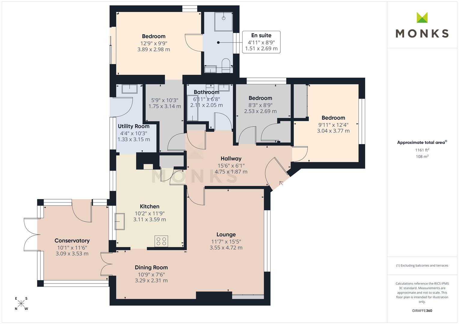 26, Soulton Crescent, Shrewsbury floorplan