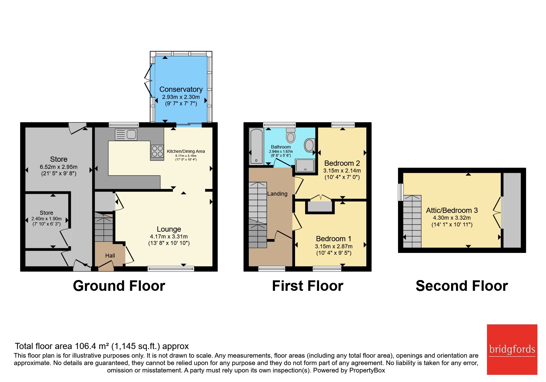 100, Brindley Avenue, Cheshire floorplan