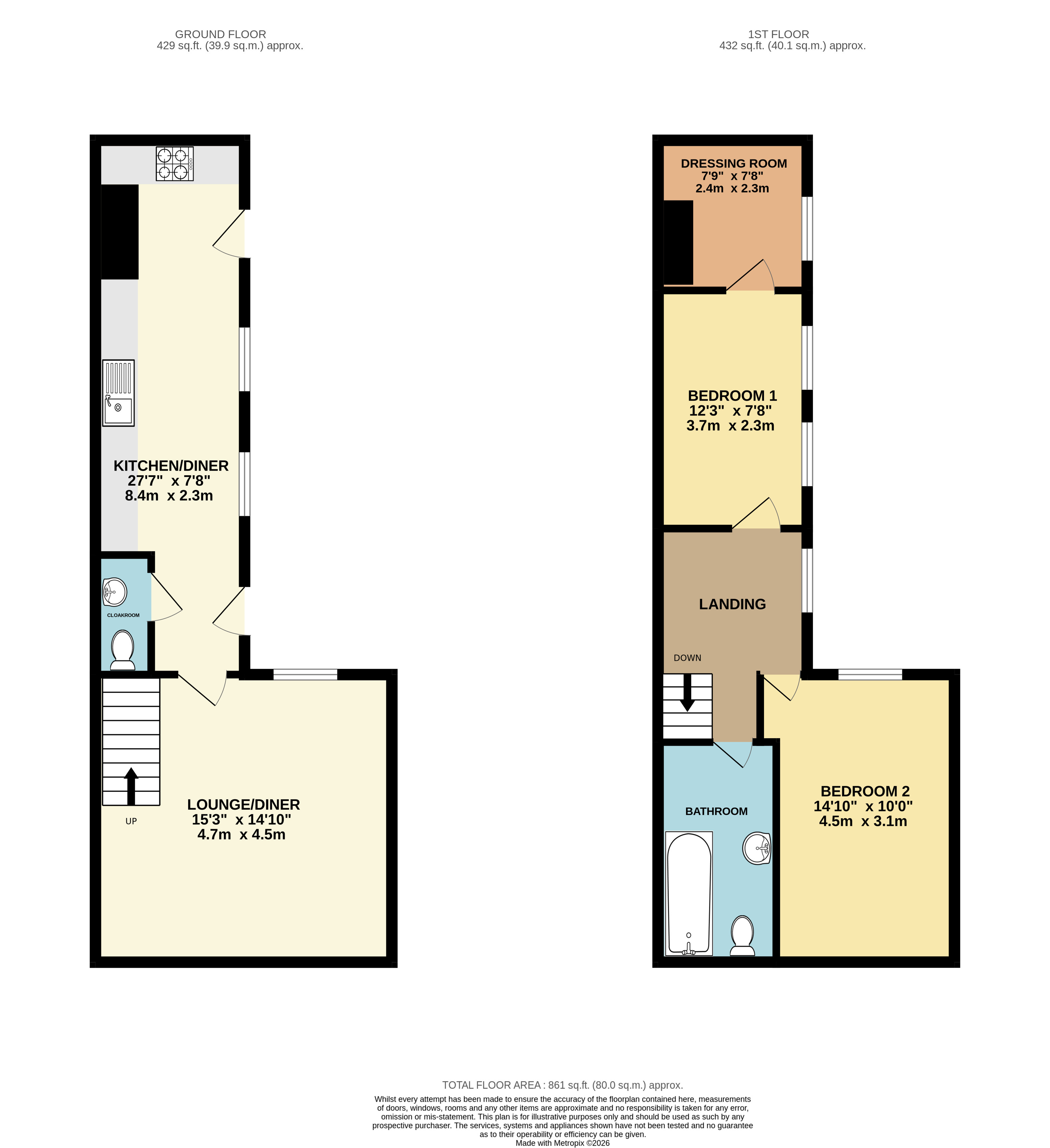 115B, Branston Street, Birmingham floorplan