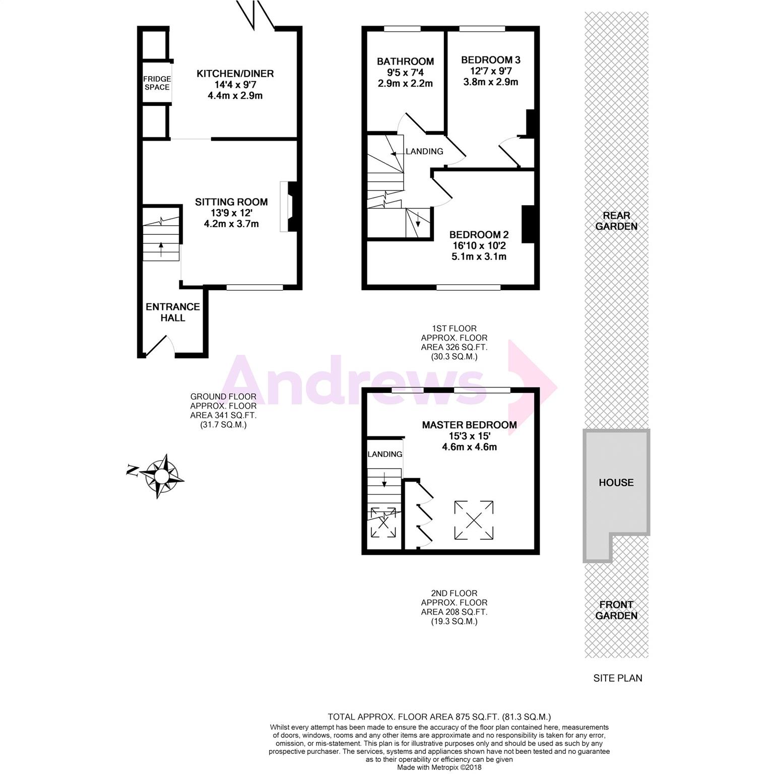 3 Bedrooms Terraced house for sale in Oxenhill Road, Kemsing, Sevenoaks, Kent TN15