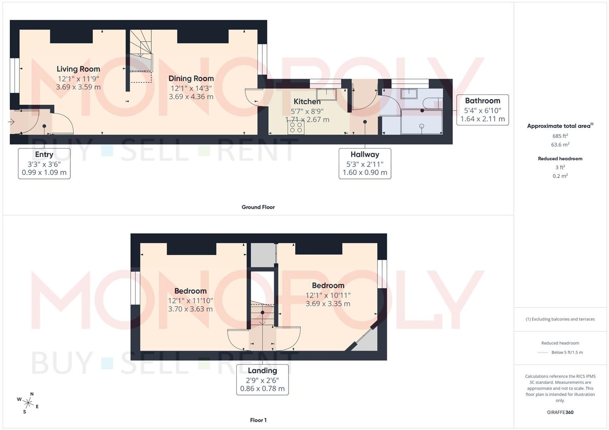 43 Bertie Road, Wrexham floorplan