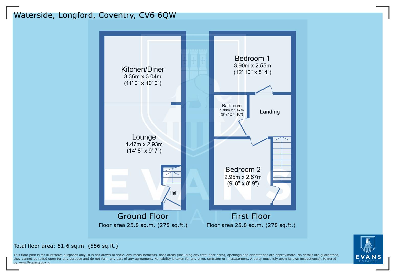 15, Waterside, Coventry floorplan