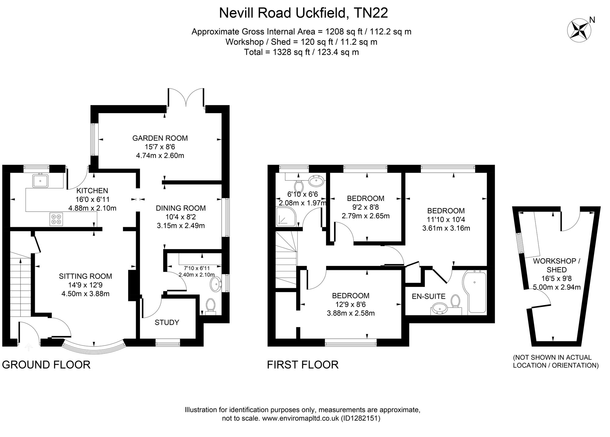 61 Nevill Road, Uckfield floorplan